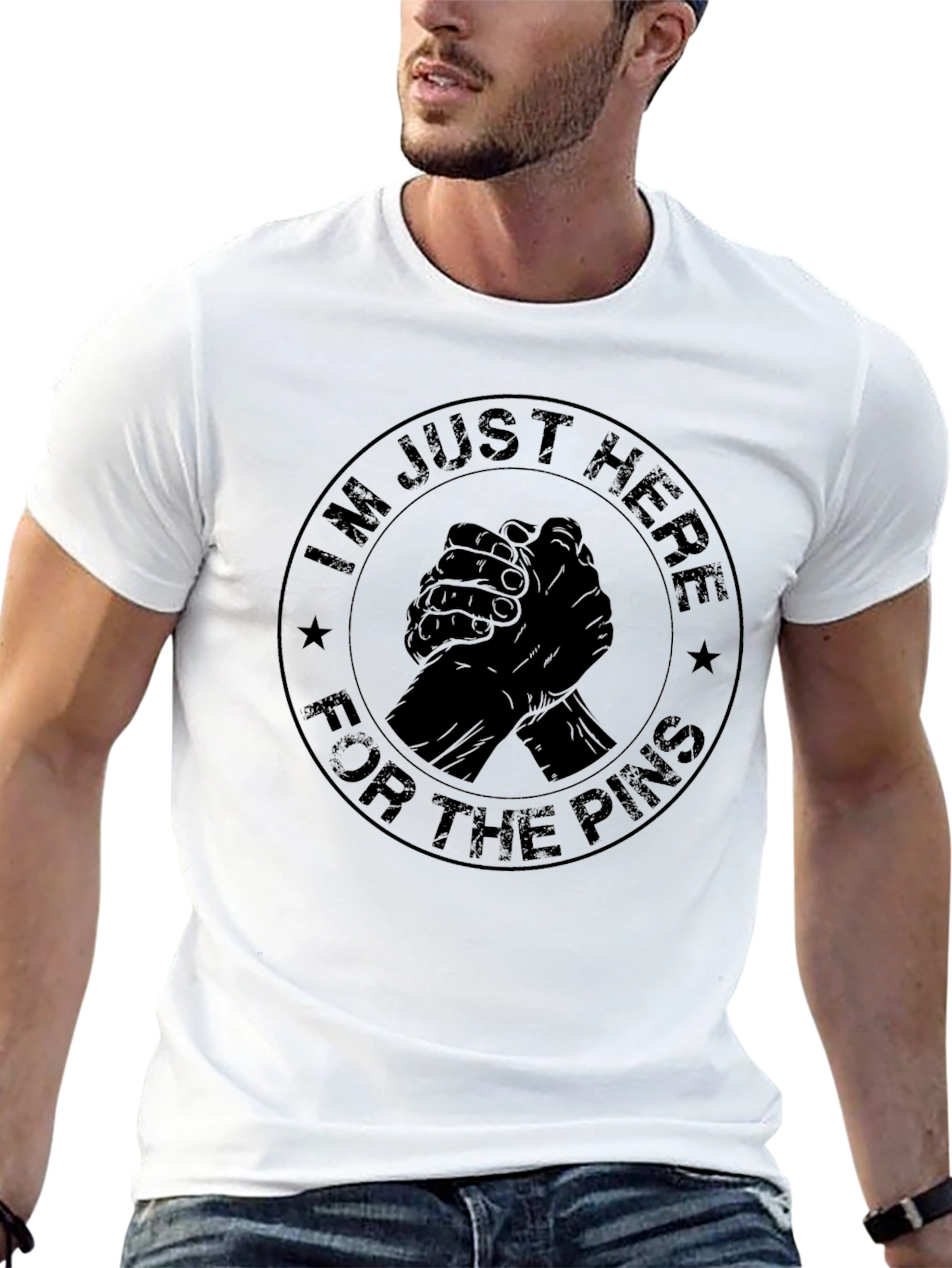 Im Just Here For The Pins Graphic T-Shirt