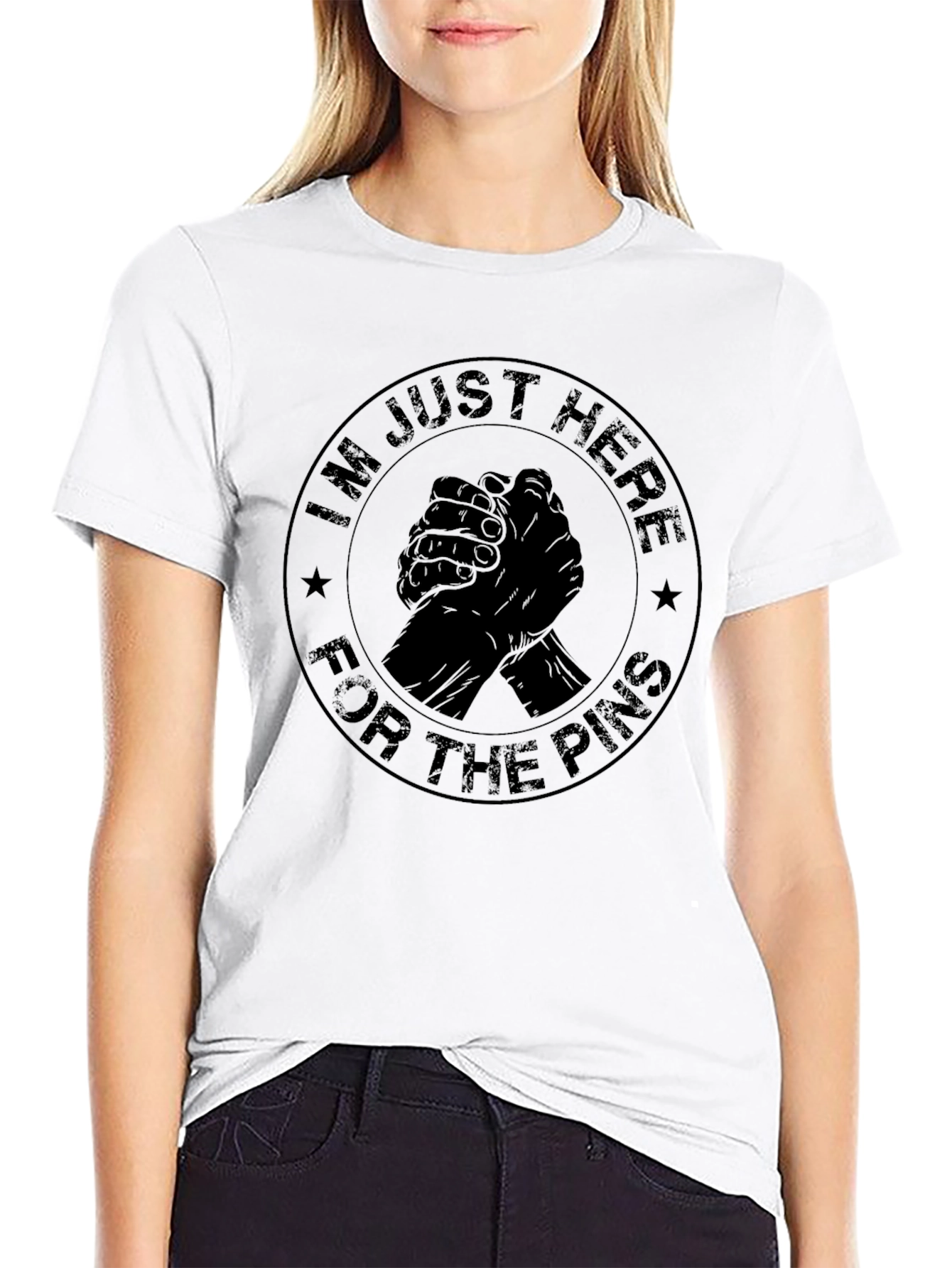 Im Just Here For The Pins Graphic T-Shirt