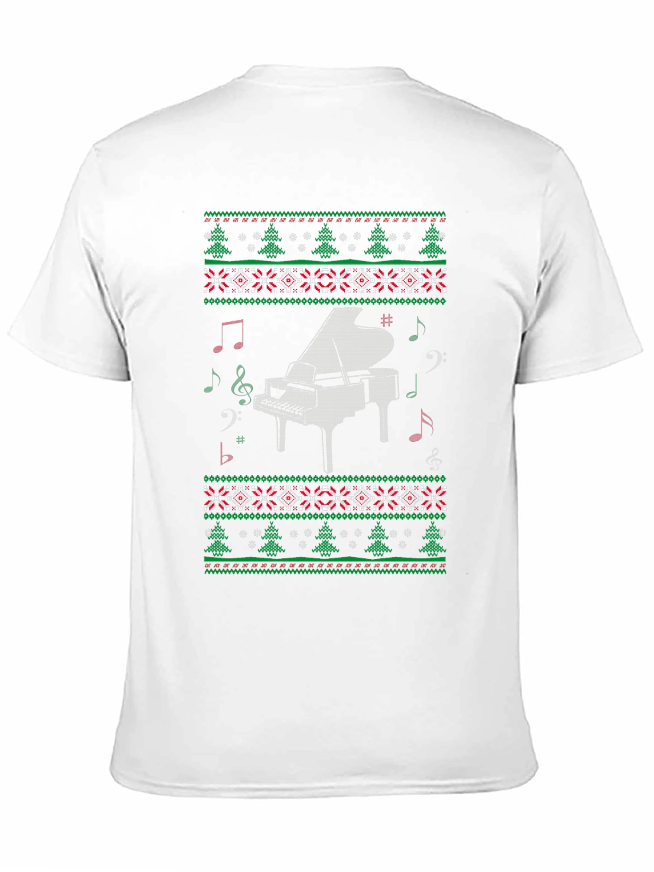 Piano Christmas Sweater T-Shirt