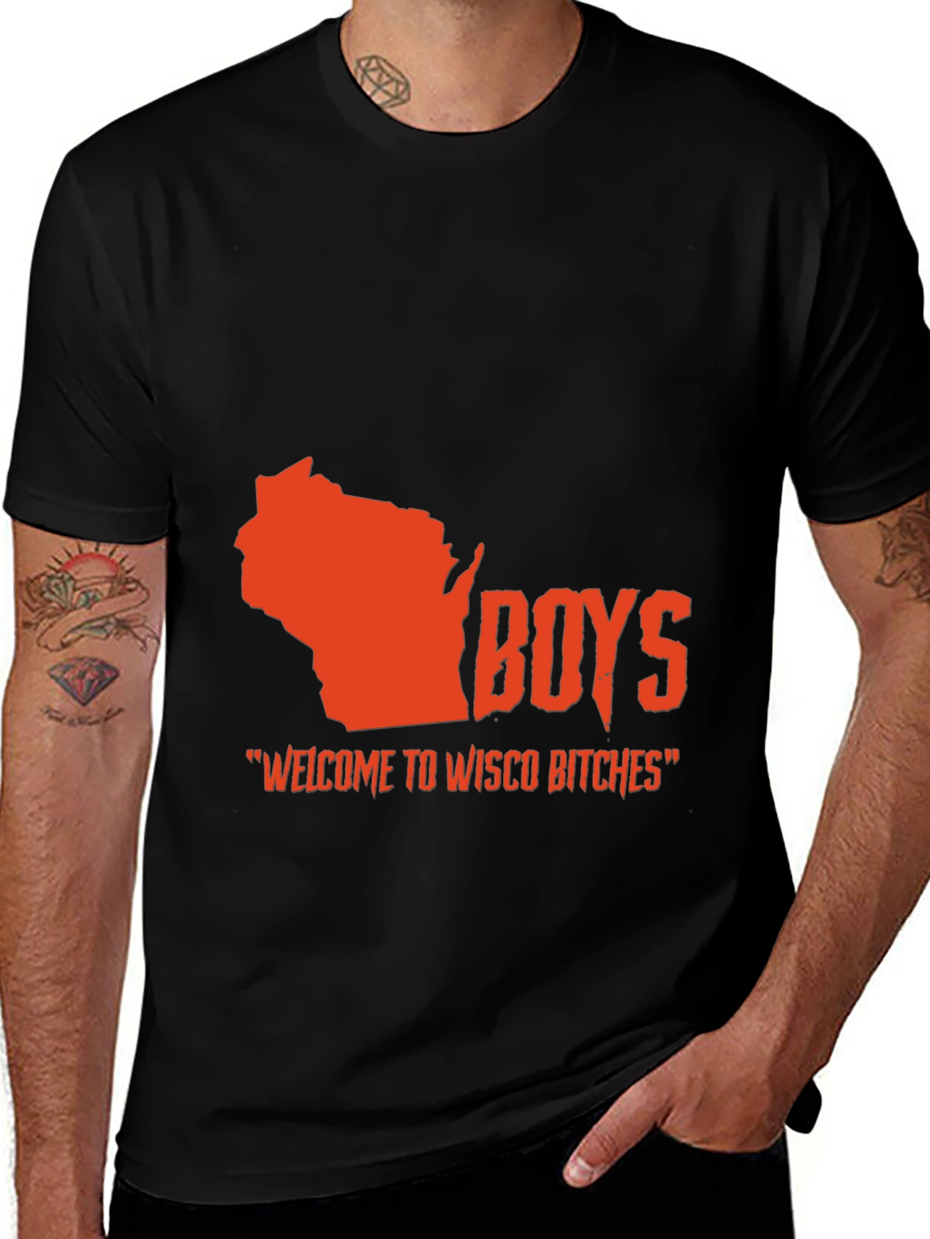 Wisconsin Boys Novelty Graphic Tee