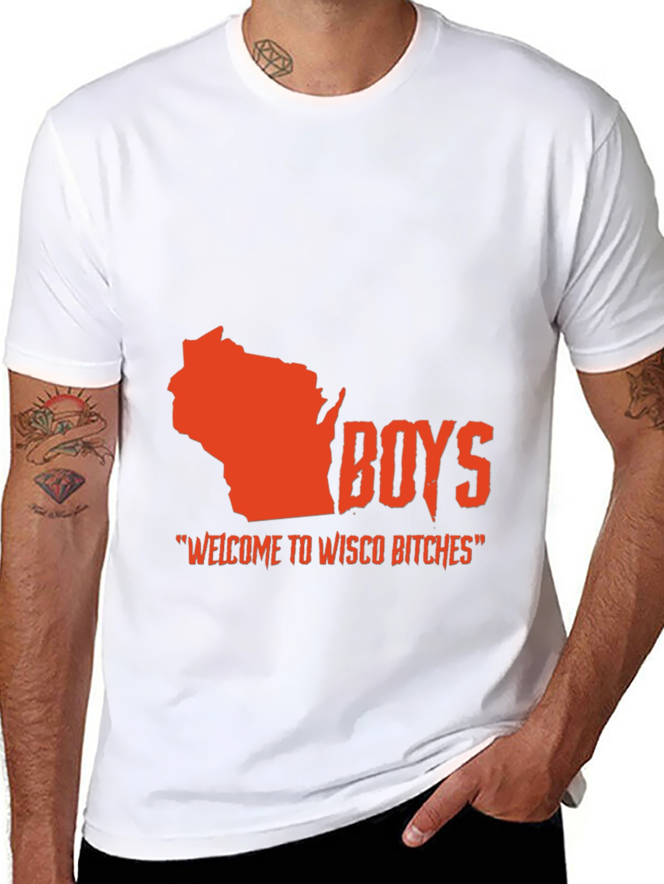 Wisconsin Boys Novelty Graphic Tee