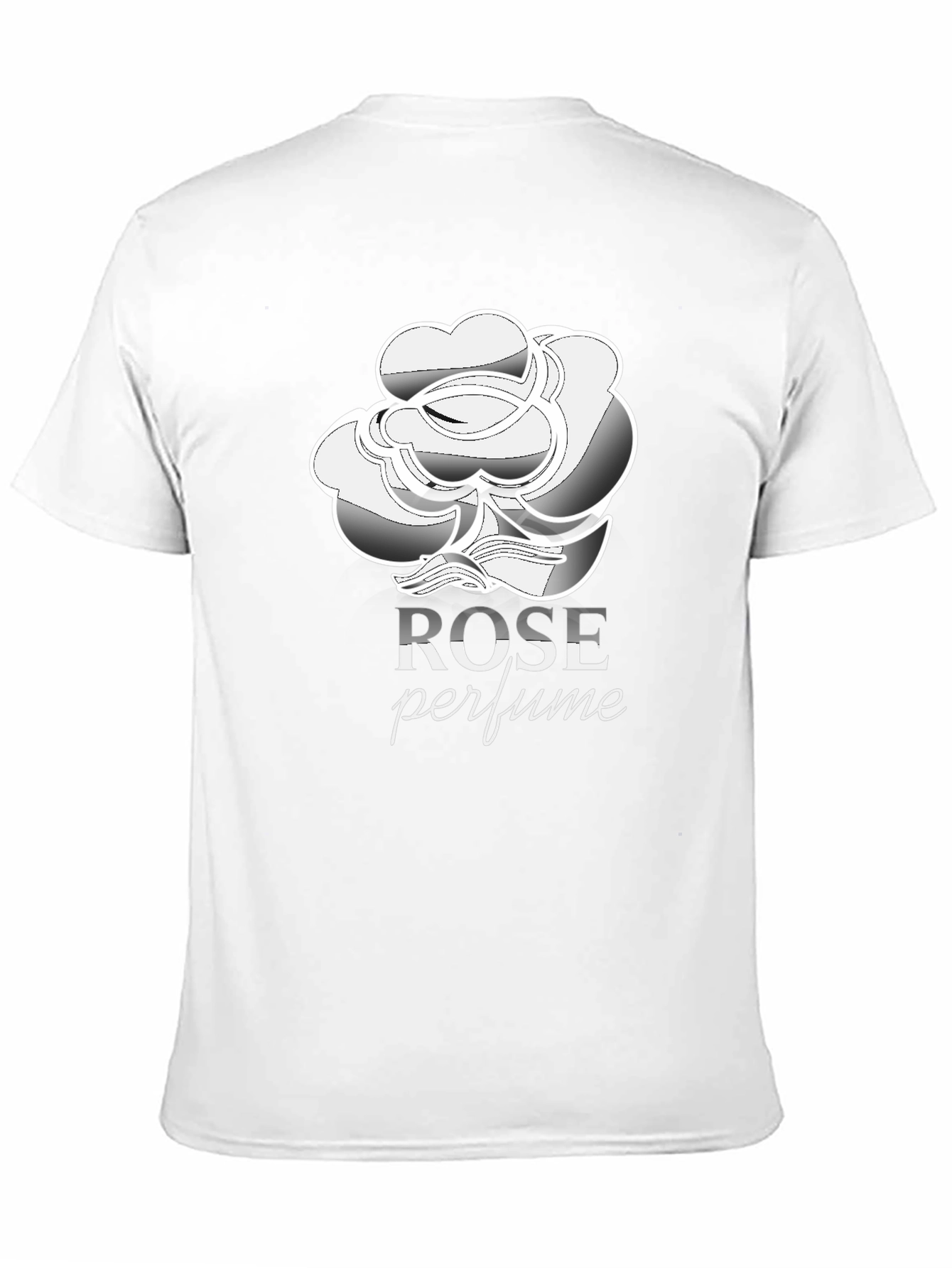 Rose Perfume Black T-Shirt