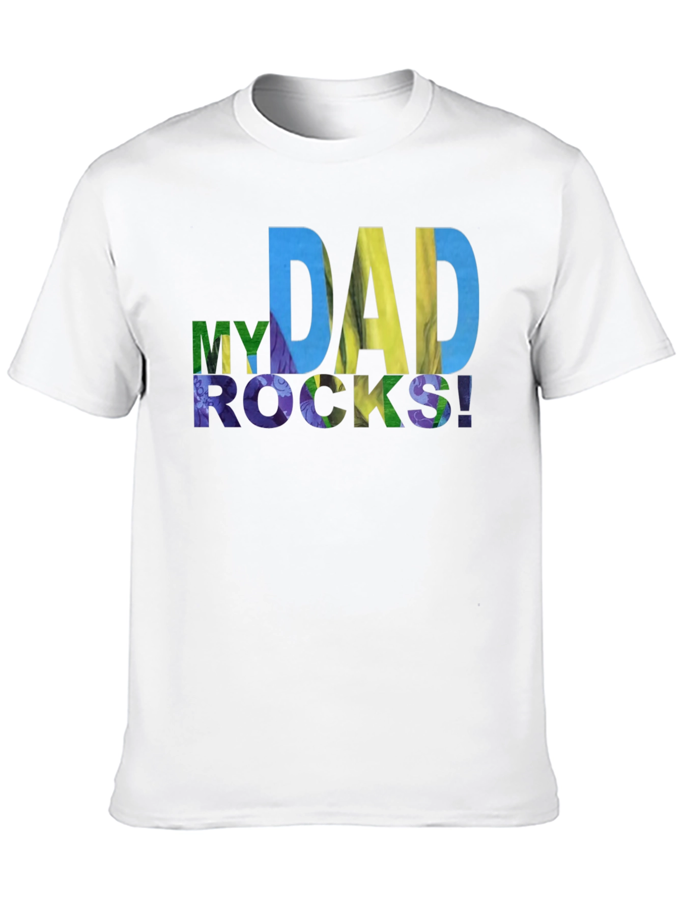 My Dad Rocks! Graphic Tee - Mens Black T-Shirt