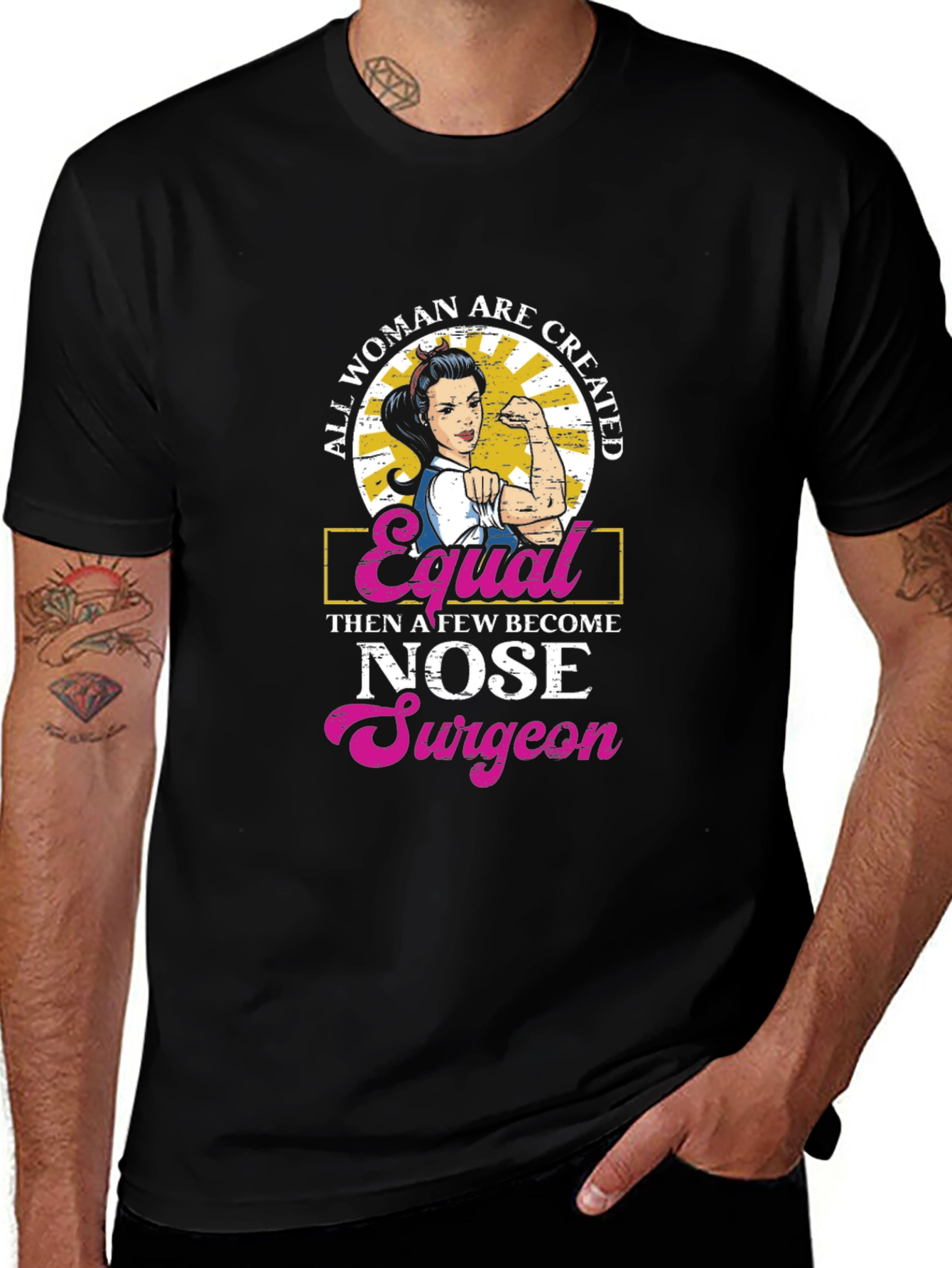 Empowered Woman Nose Surgeon T-Shirt
