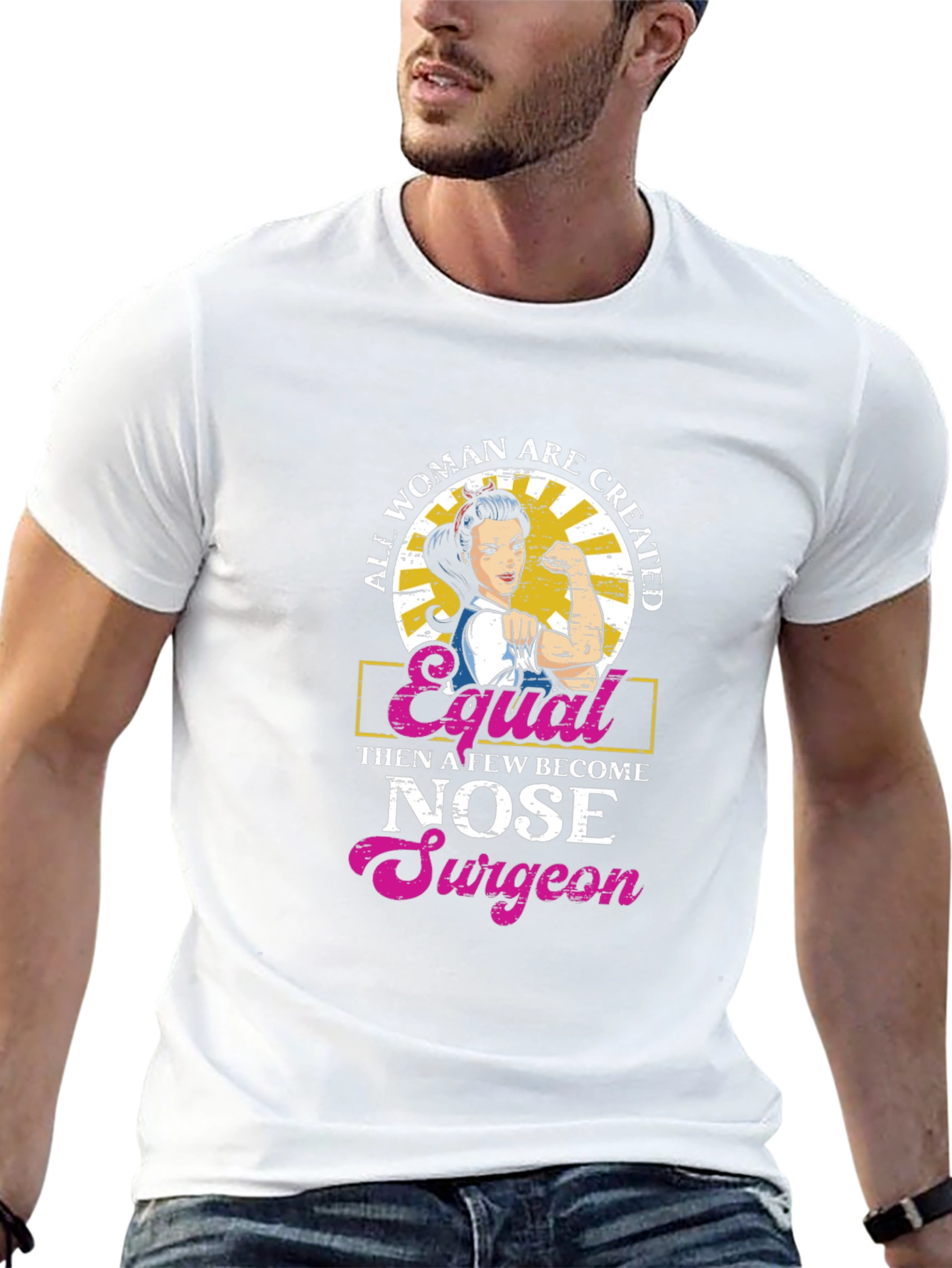 Empowered Woman Nose Surgeon T-Shirt