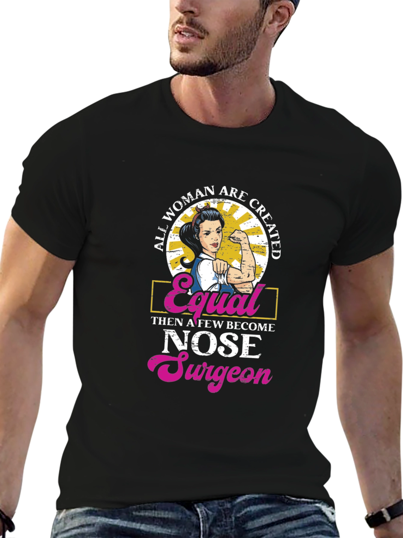 Empowered Woman Nose Surgeon T-Shirt