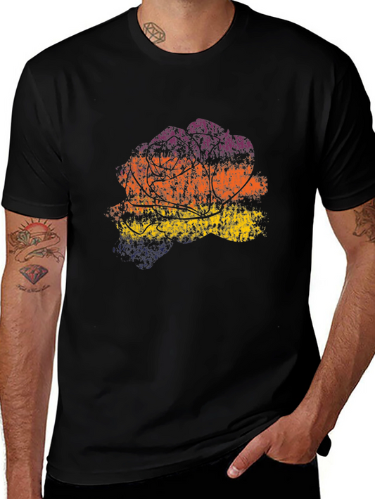 Retro Sunset Tree Graphic Tee