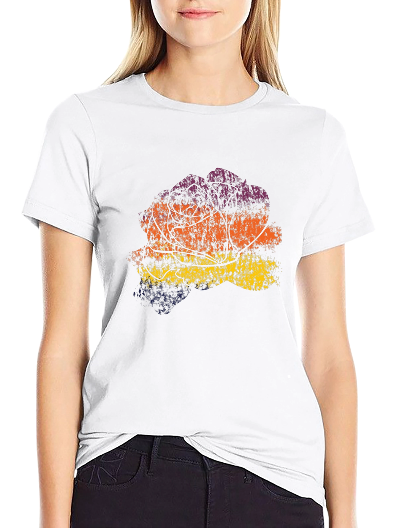 Retro Sunset Tree Graphic Tee