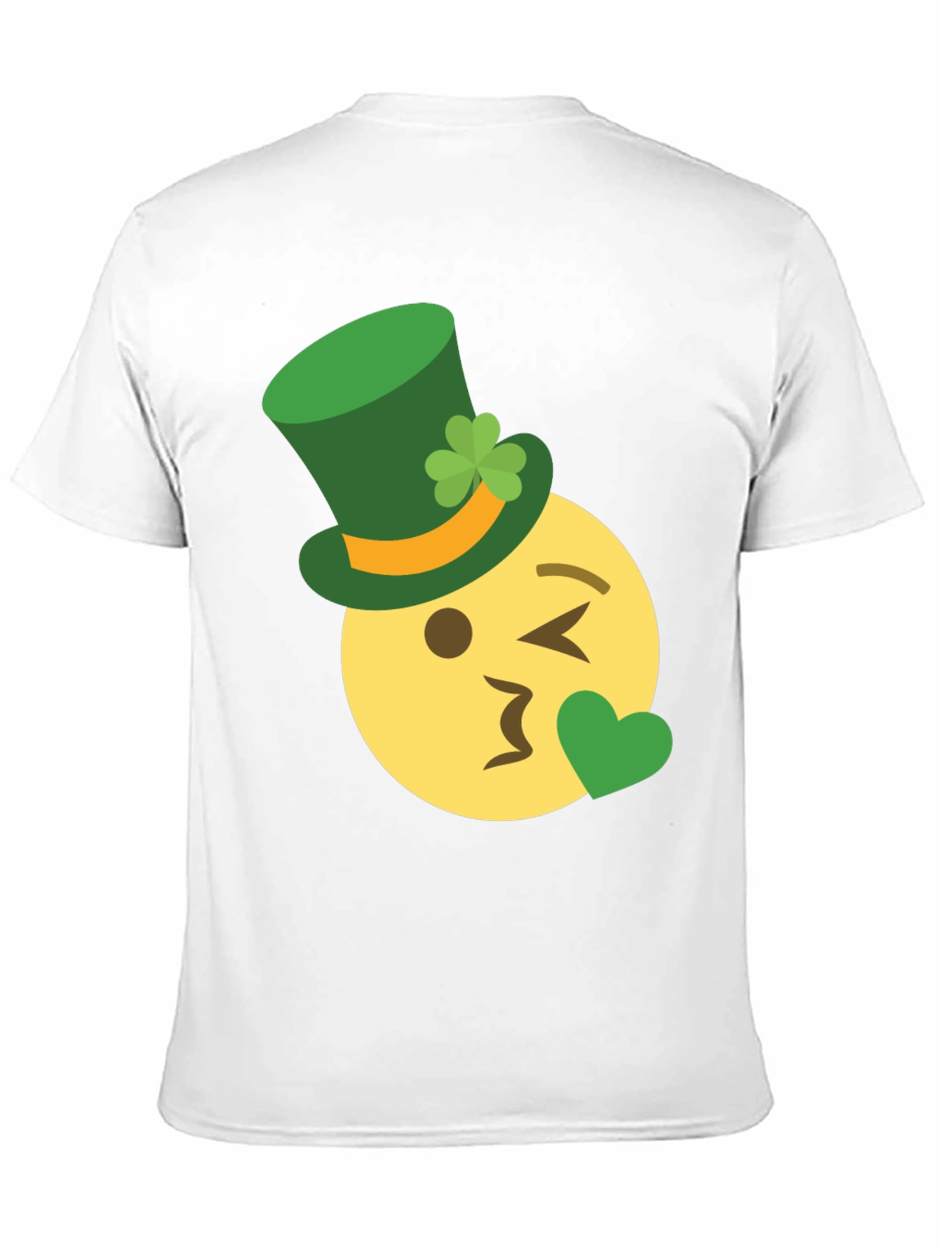 St. Patricks Day Emoji Kiss T-Shirt
