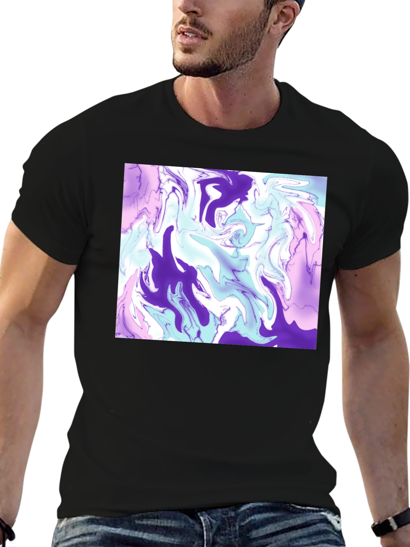 Abstract Swirl T-Shirt - Soft Stylish Graphic Tee