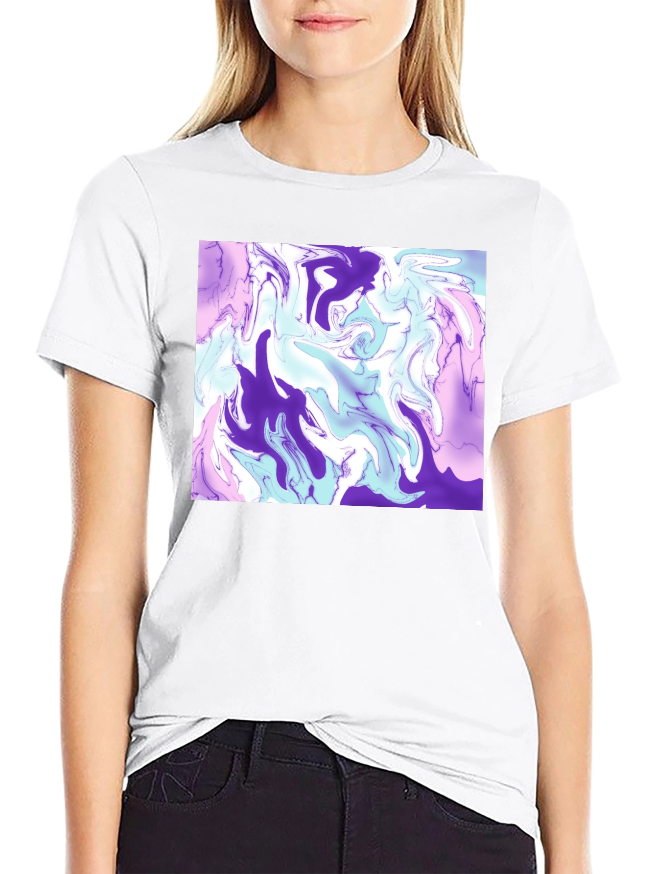 Abstract Swirl T-Shirt - Soft Stylish Graphic Tee