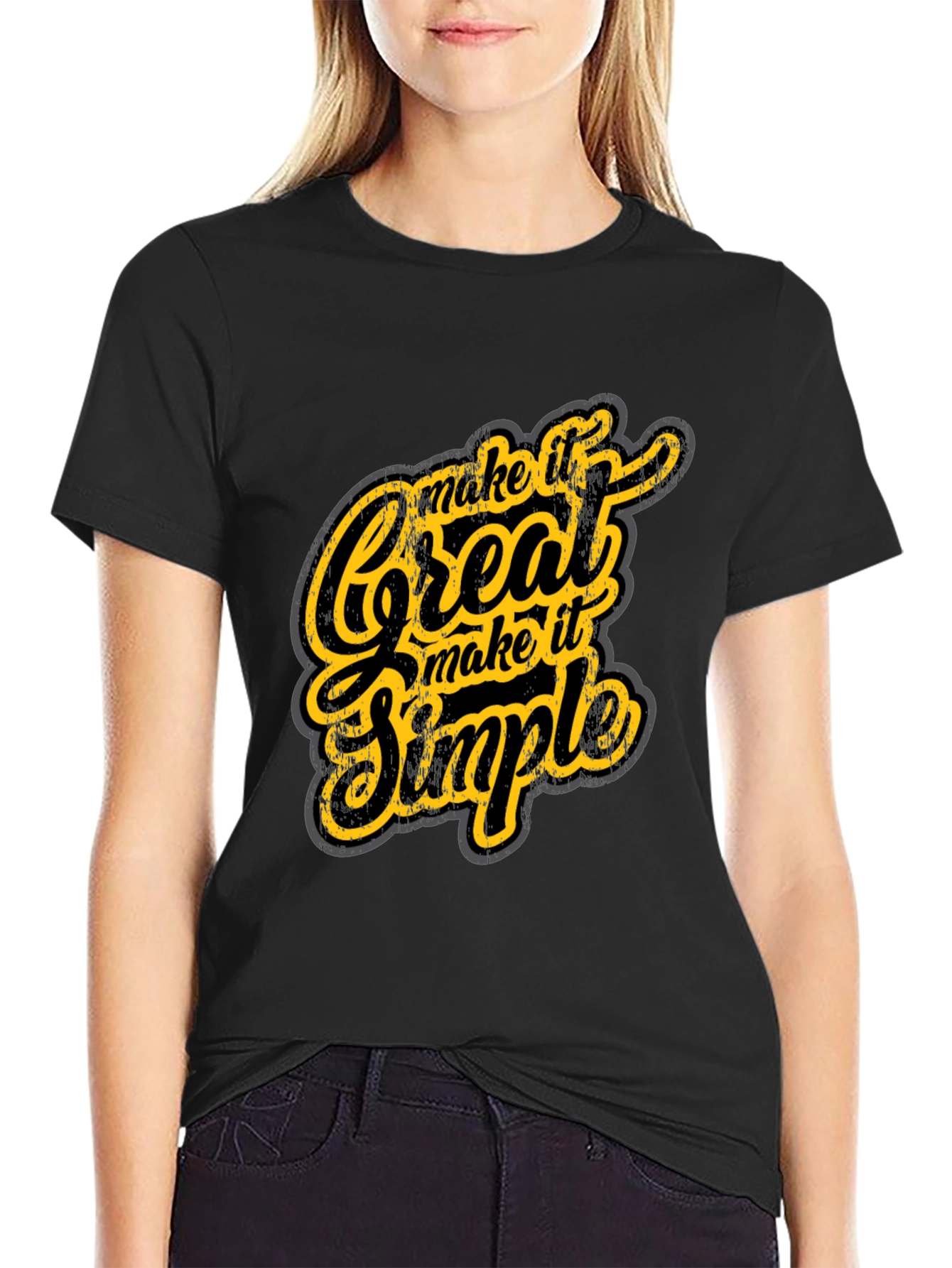 Make it Great Simple T-Shirt - Graphic Tee