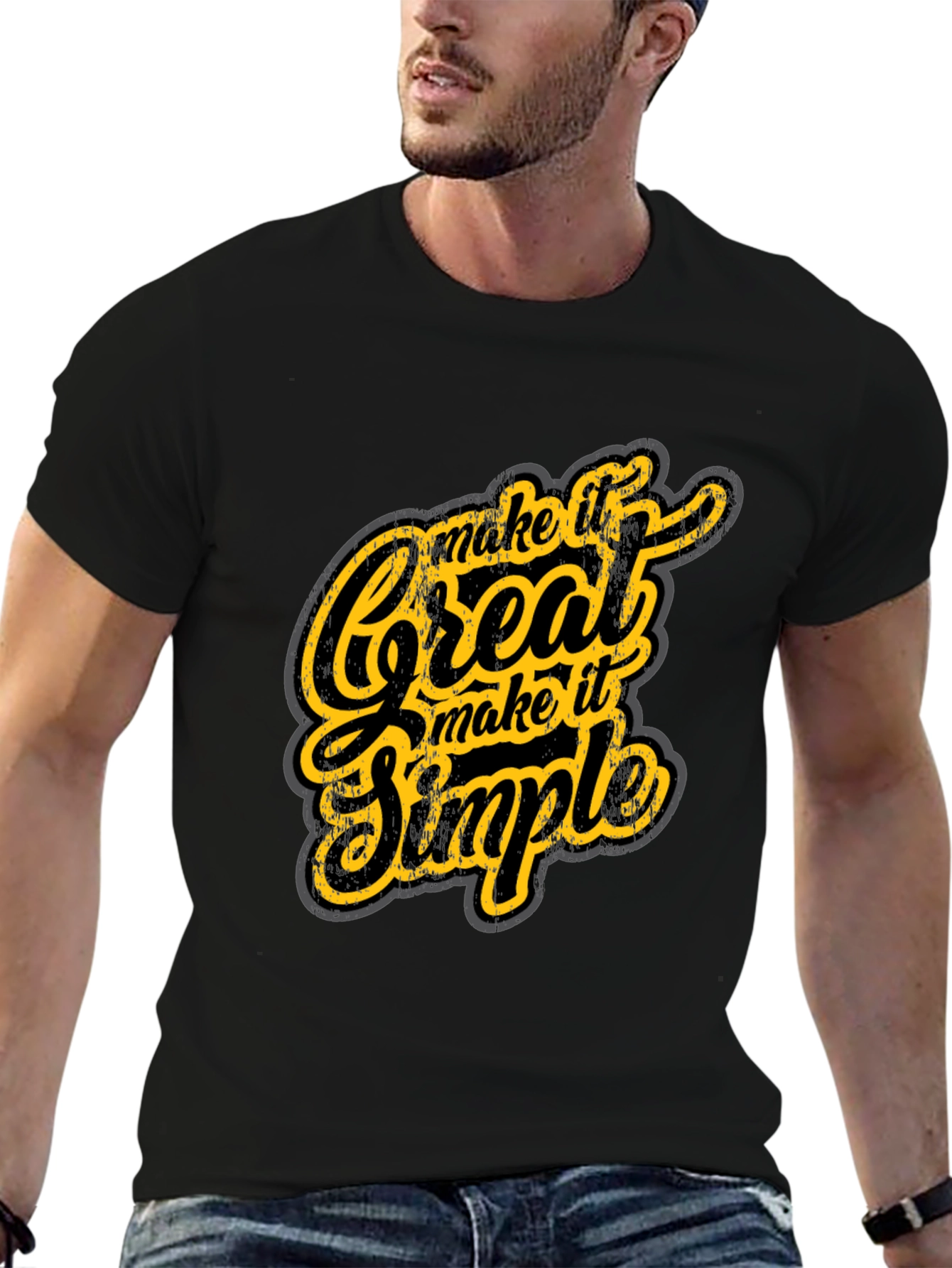 Make it Great Simple T-Shirt - Graphic Tee