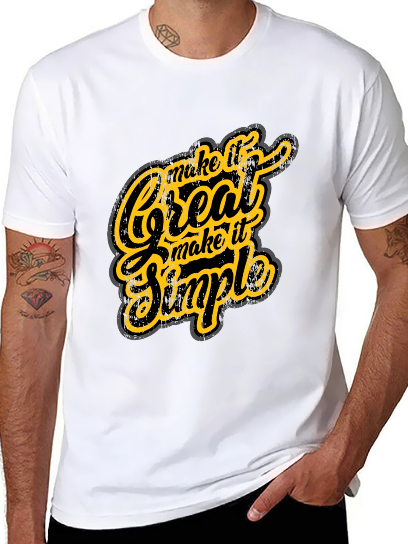 Make it Great Simple T-Shirt - Graphic Tee