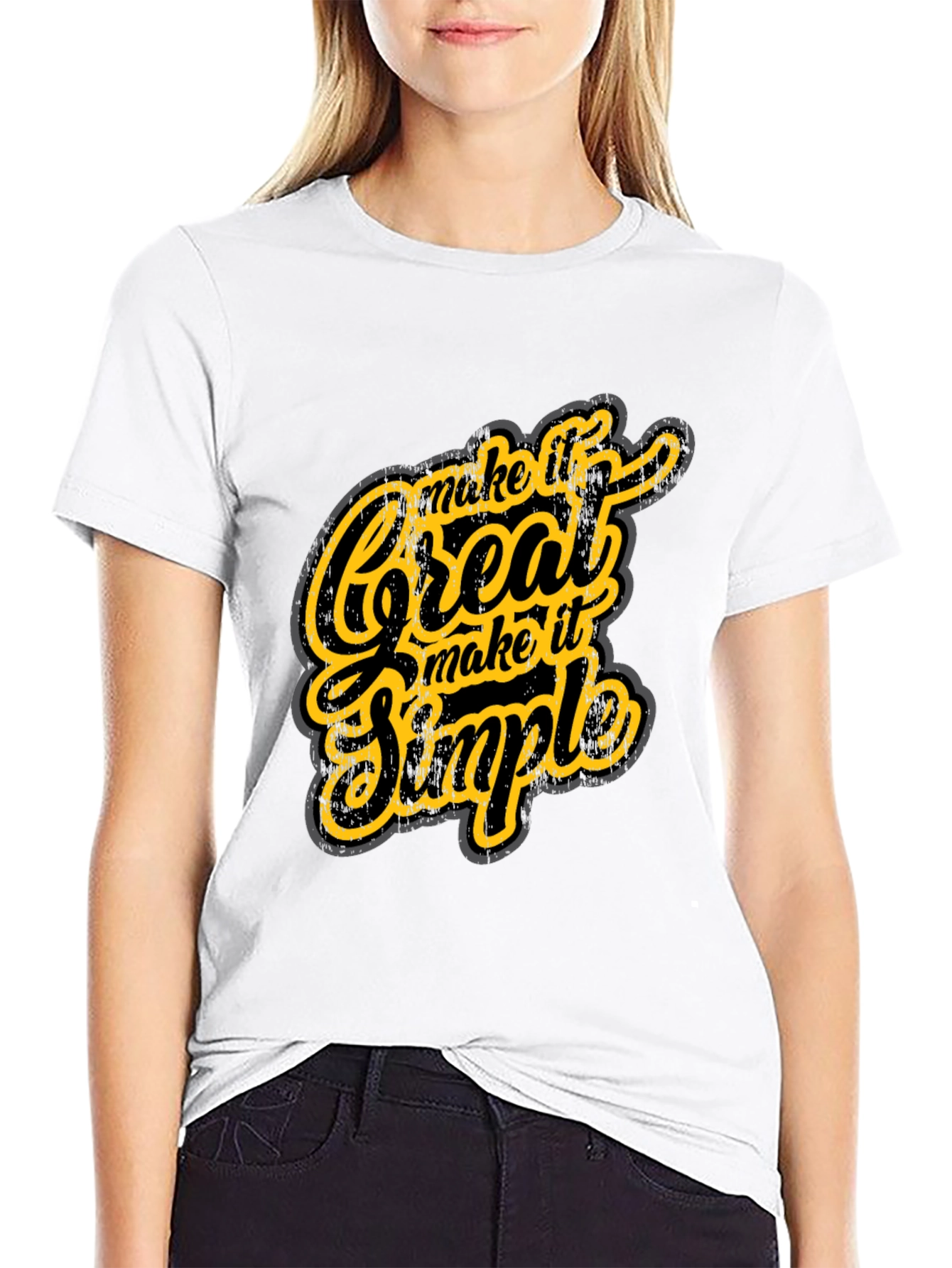 Make it Great Simple T-Shirt - Graphic Tee