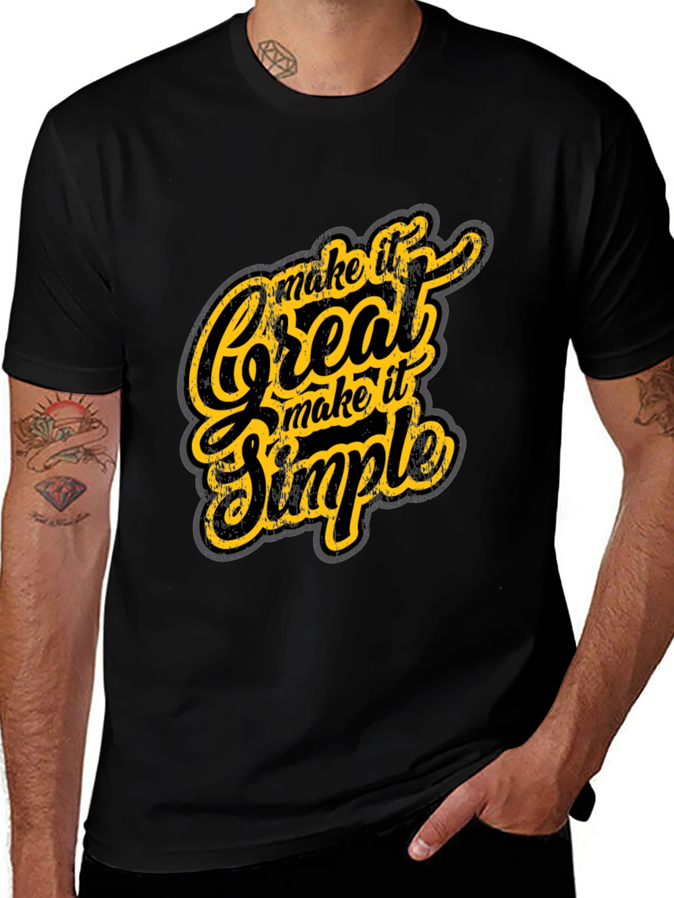 Make it Great Simple T-Shirt - Graphic Tee