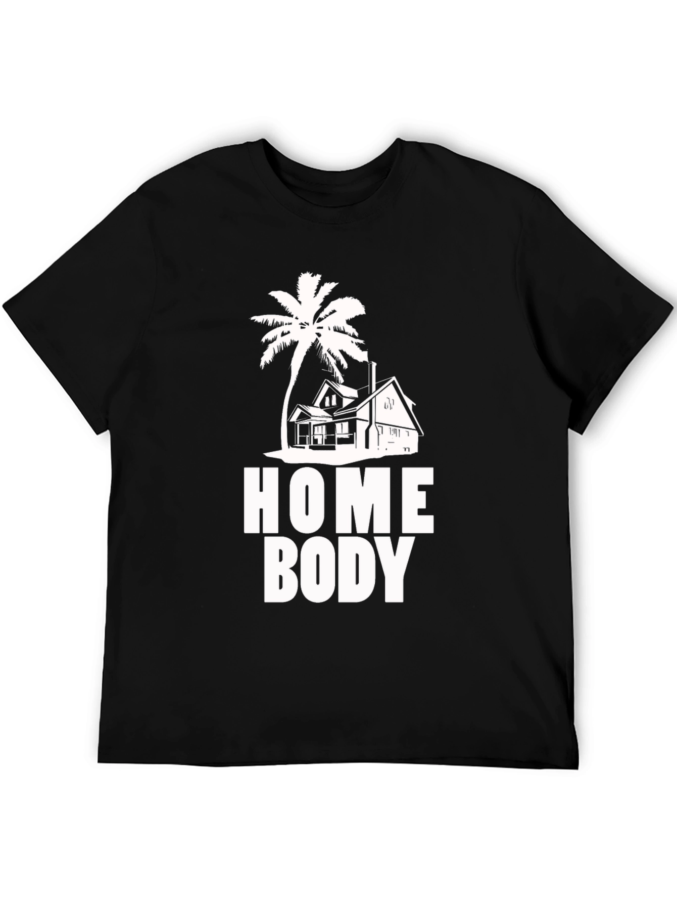 Home Body T-Shirt - Tropical Island House Tee