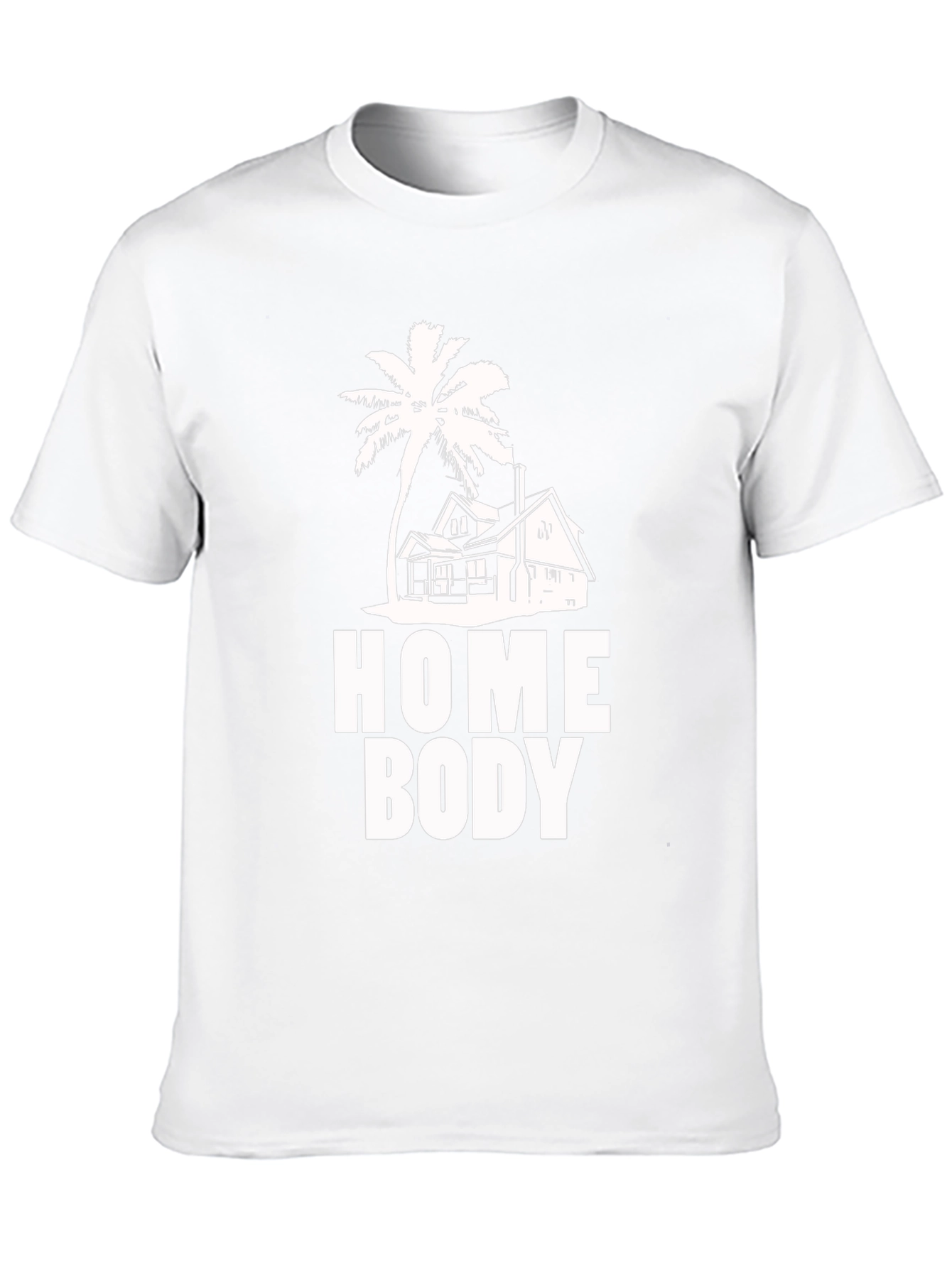 Home Body T-Shirt - Tropical Island House Tee