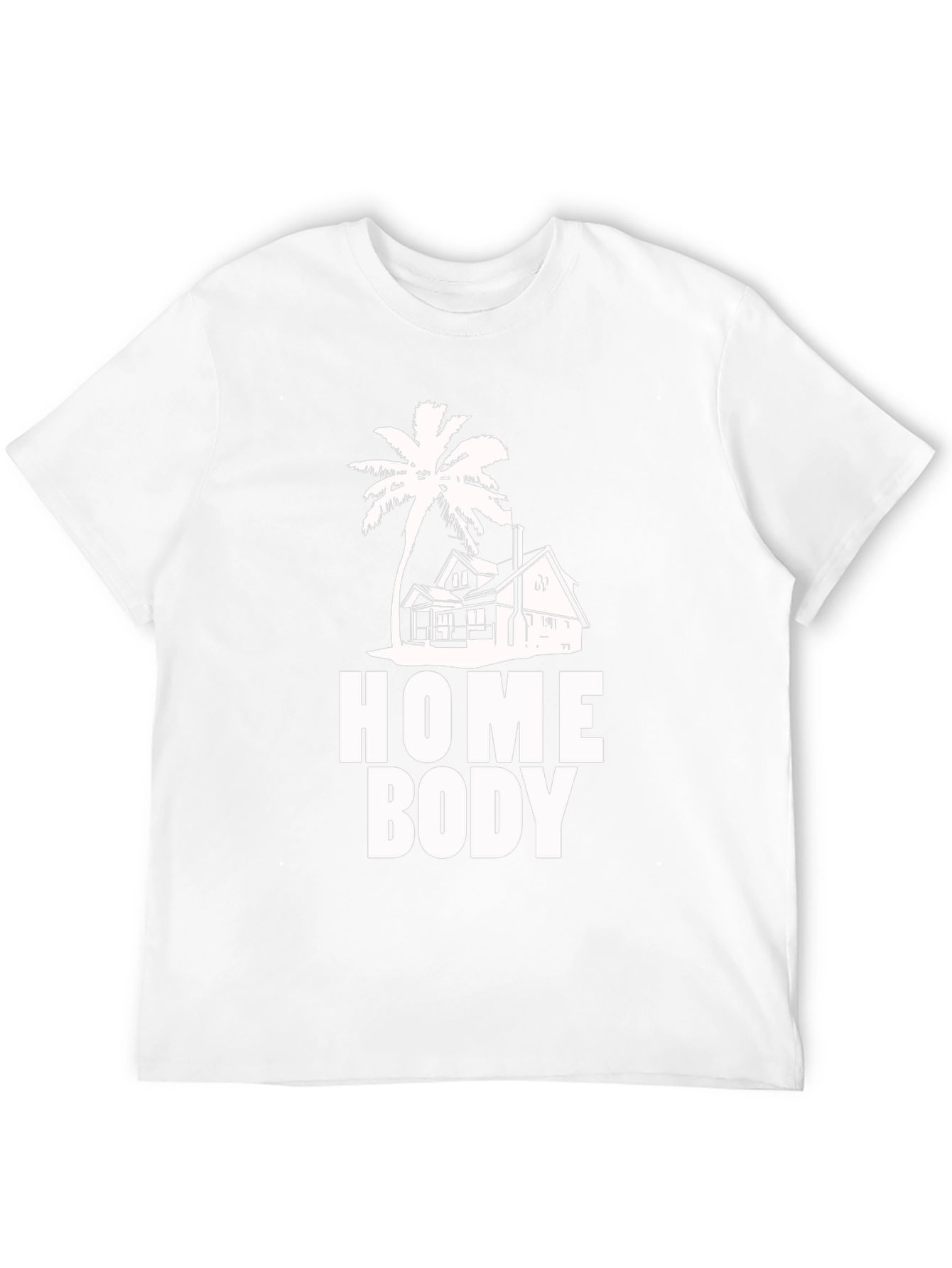 Home Body T-Shirt - Tropical Island House Tee