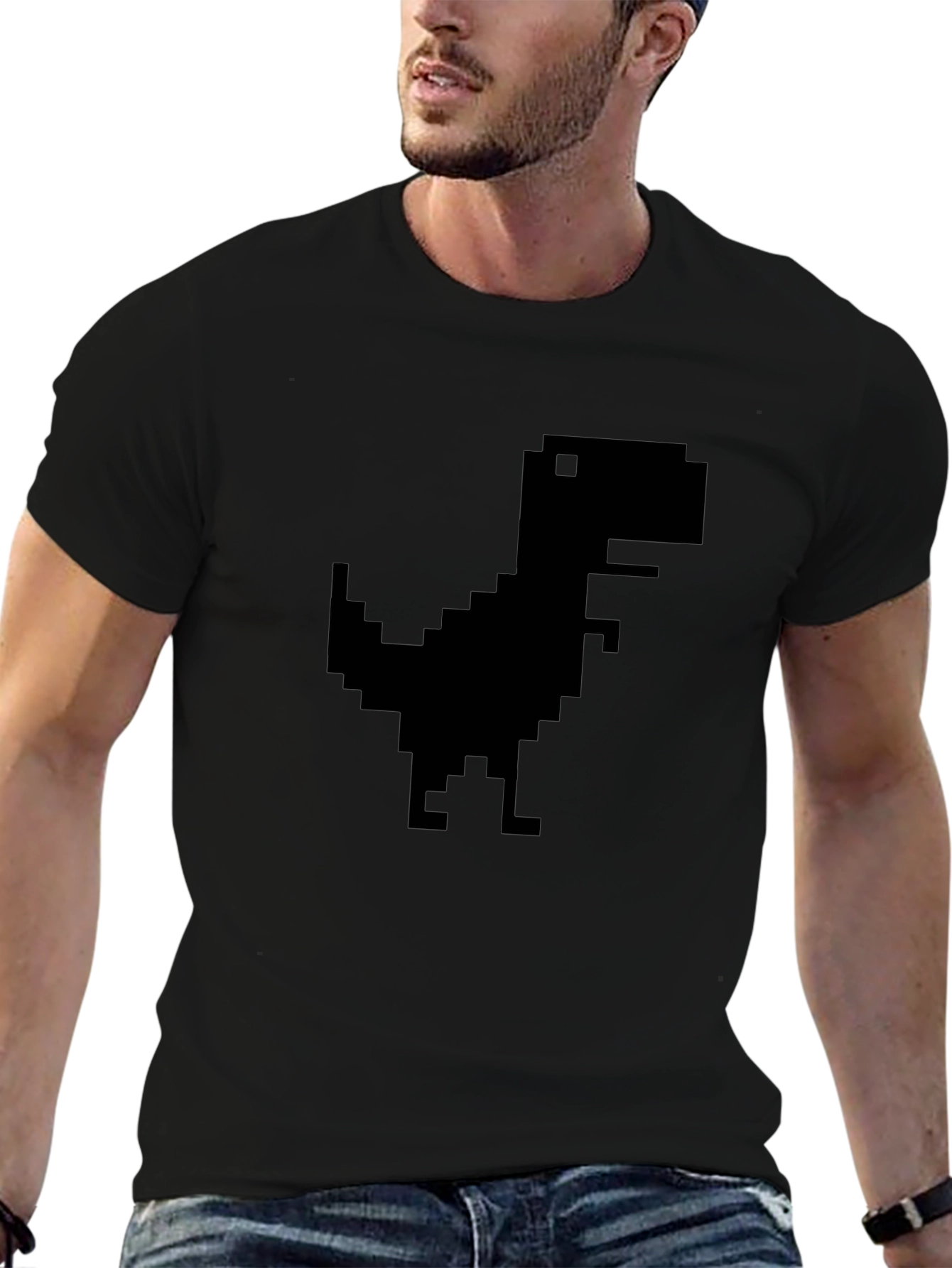 Pixel Dinosaur T-Shirt - Geek Chic Tee