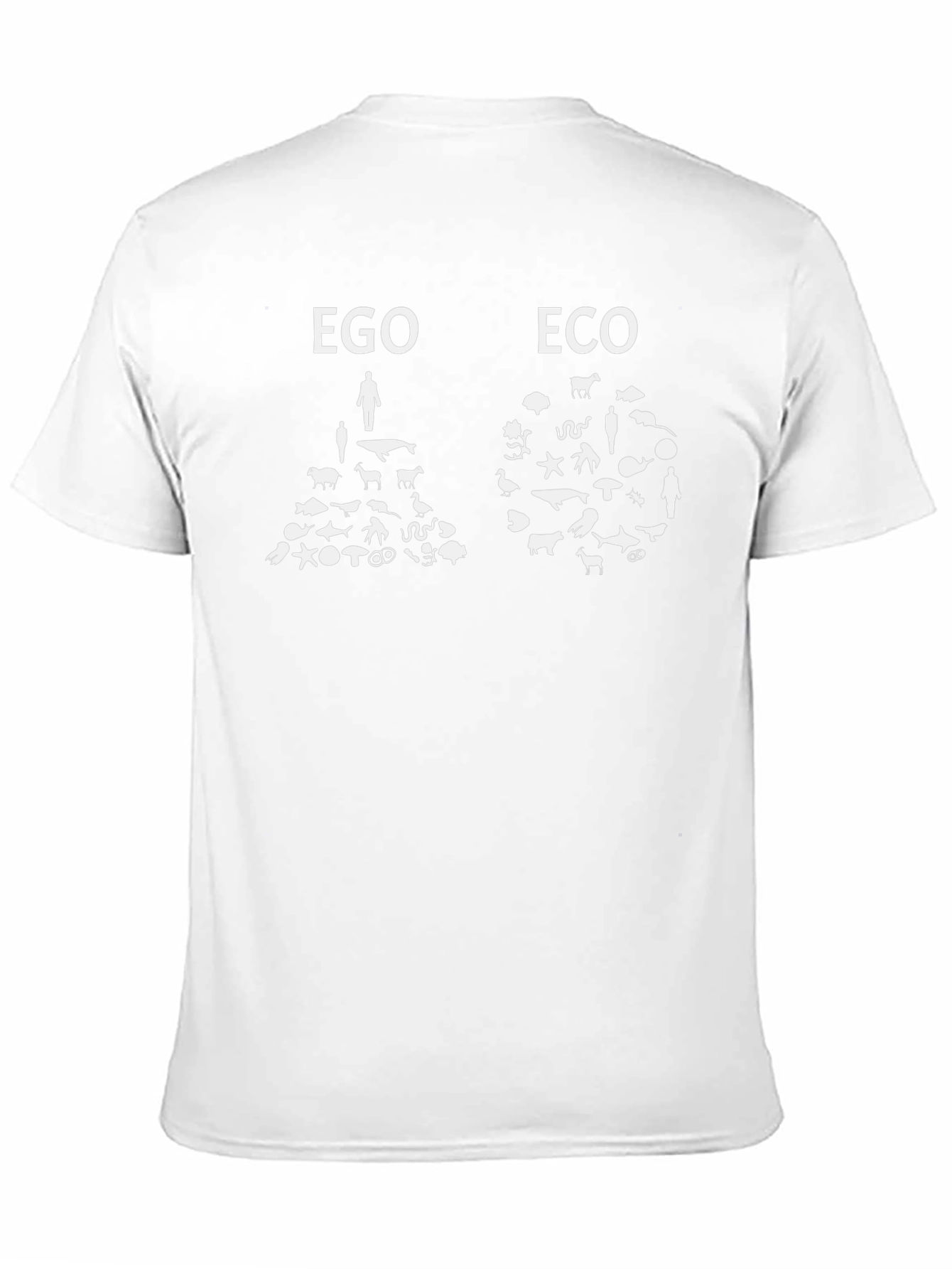 Ego vs. Eco Graphic T-Shirt - Black