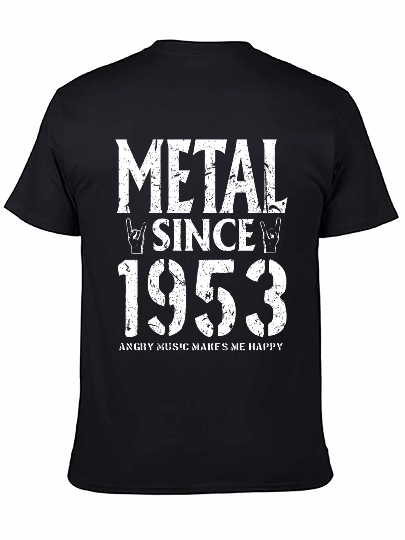 Metal Since 1953 Black Graphic Tee