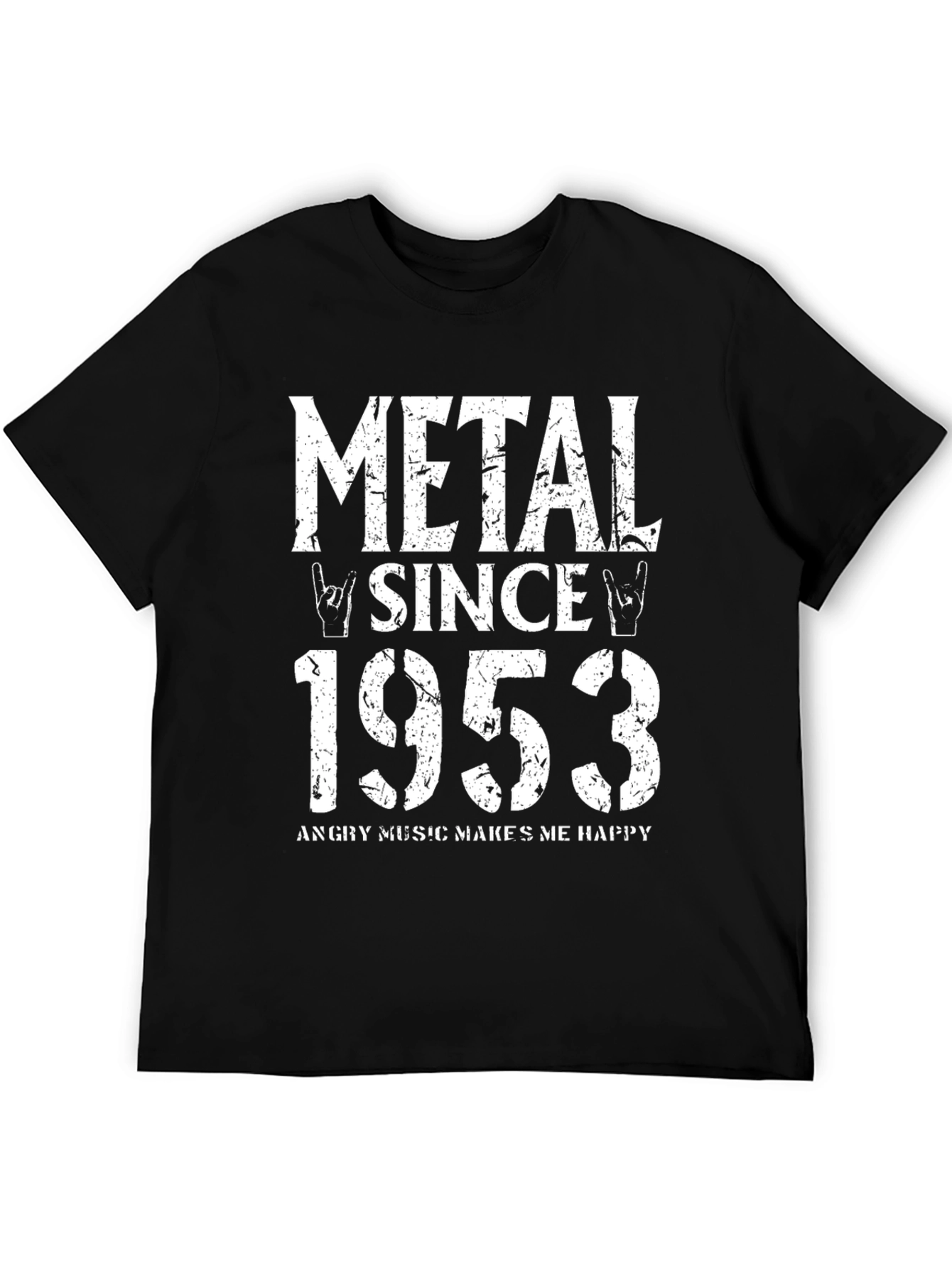 Metal Since 1953 Black Graphic Tee