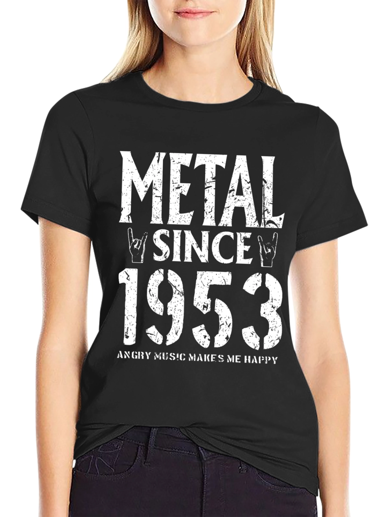 Metal Since 1953 Black Graphic Tee