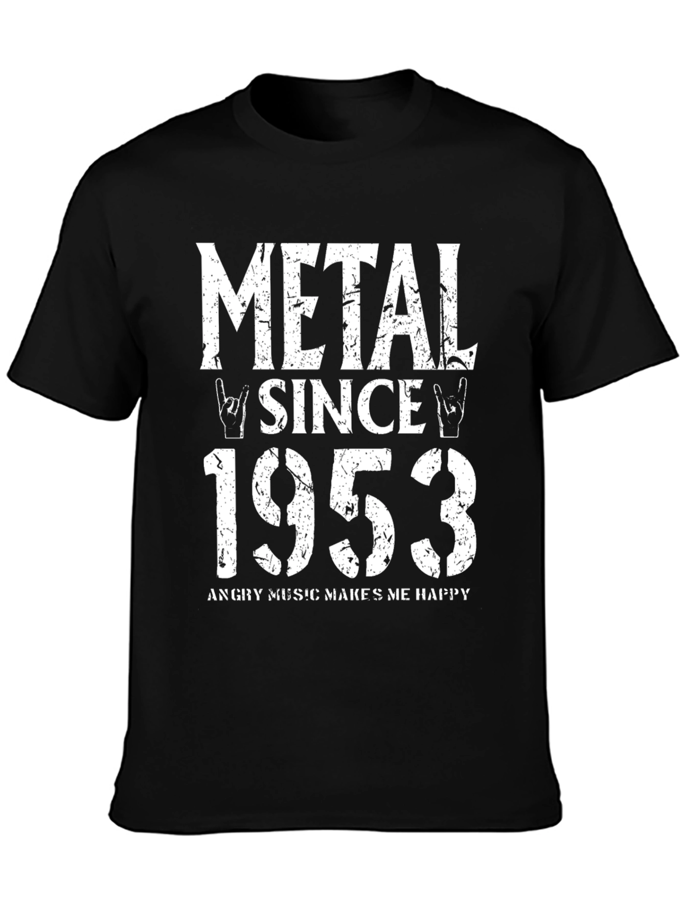 Metal Since 1953 Black Graphic Tee