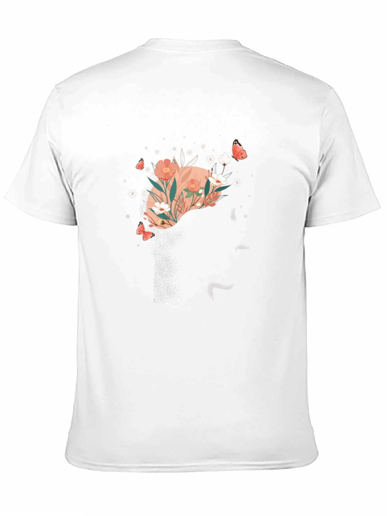 Floral Liver Graphic Tee - Cute Anatomy T-Shirt
