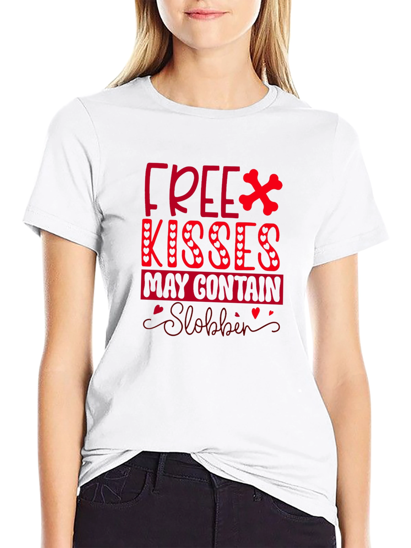 Free Kisses Dog Lover Tee