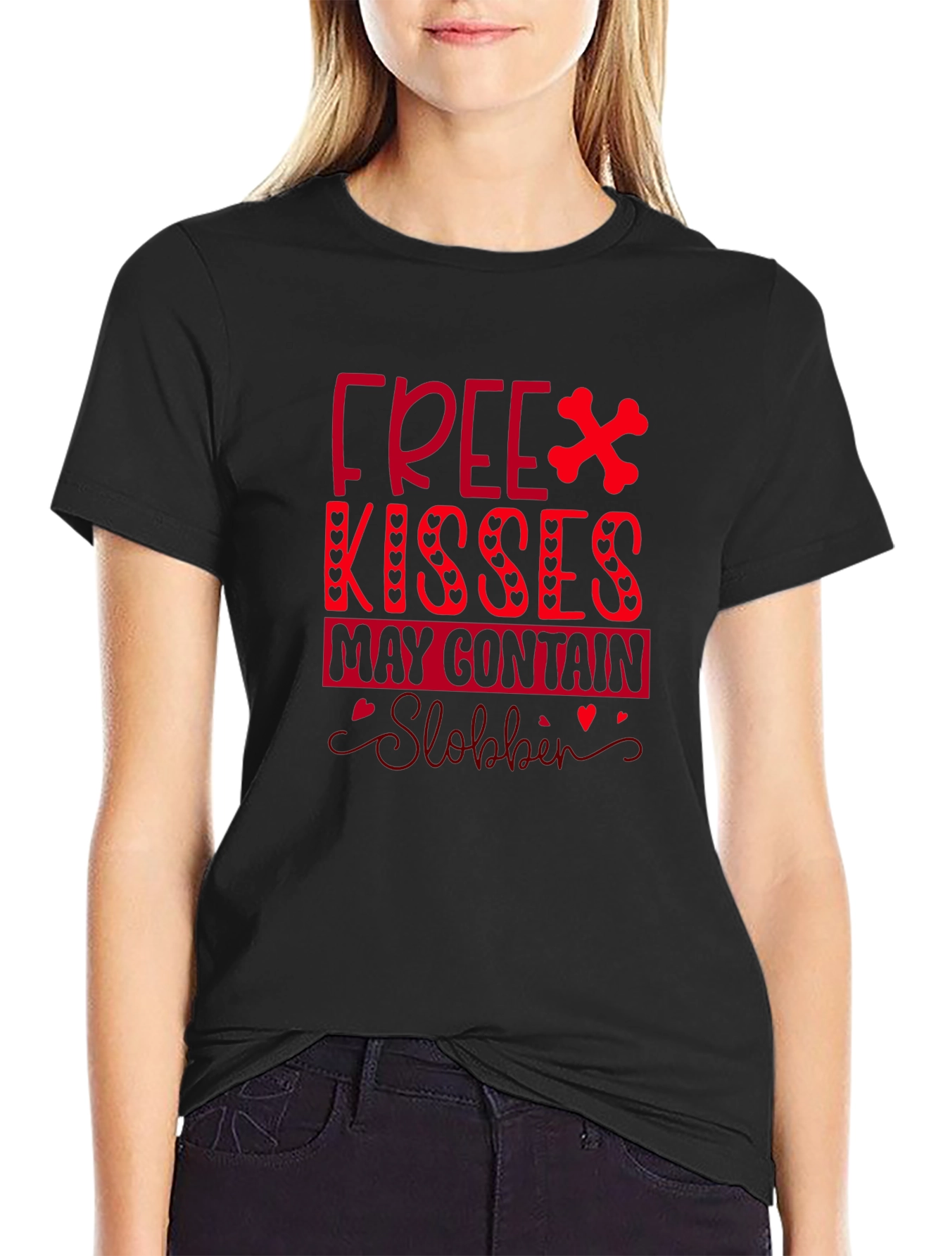 Free Kisses Dog Lover Tee