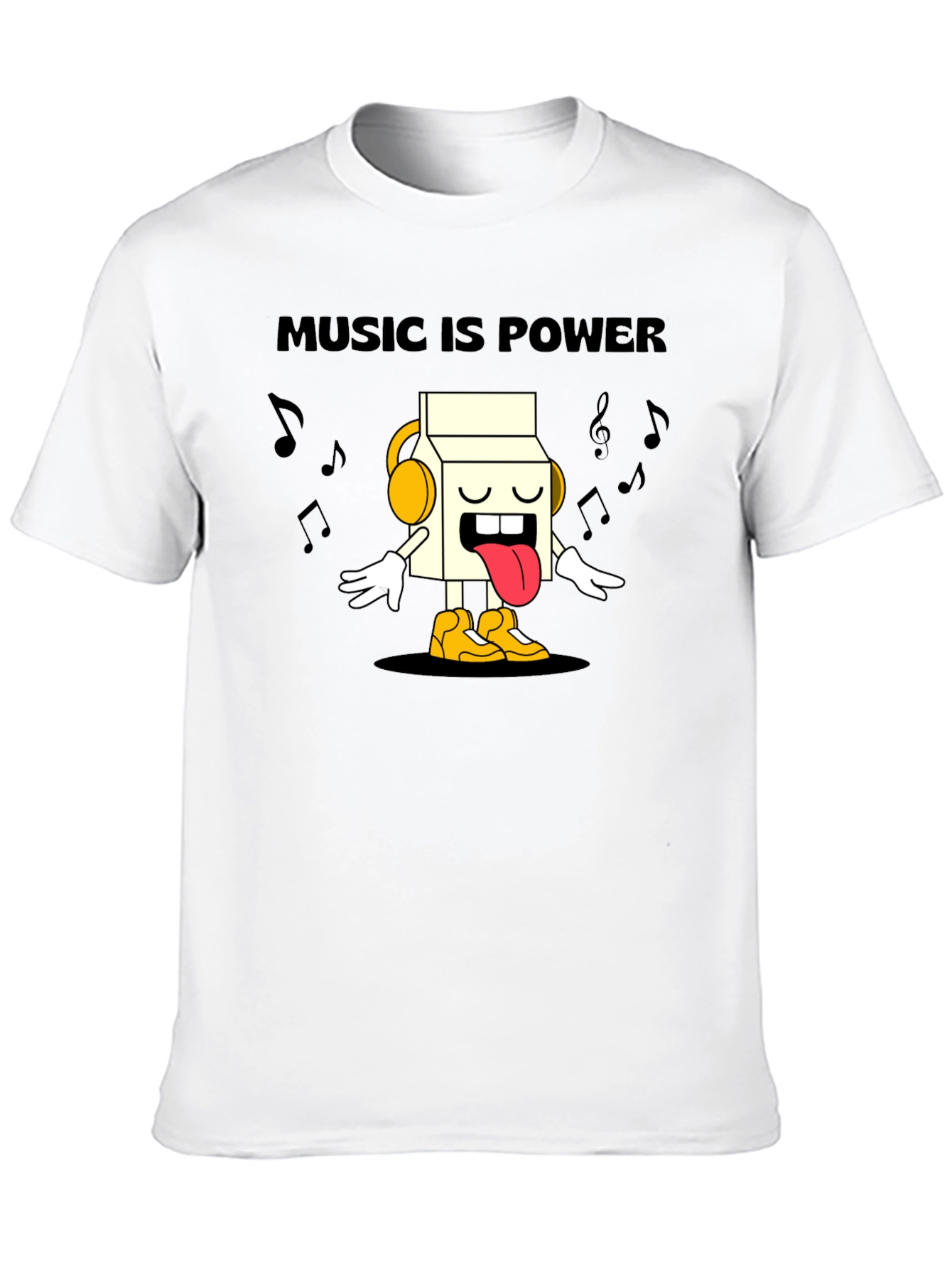 Music is Power Graphic T-Shirt
