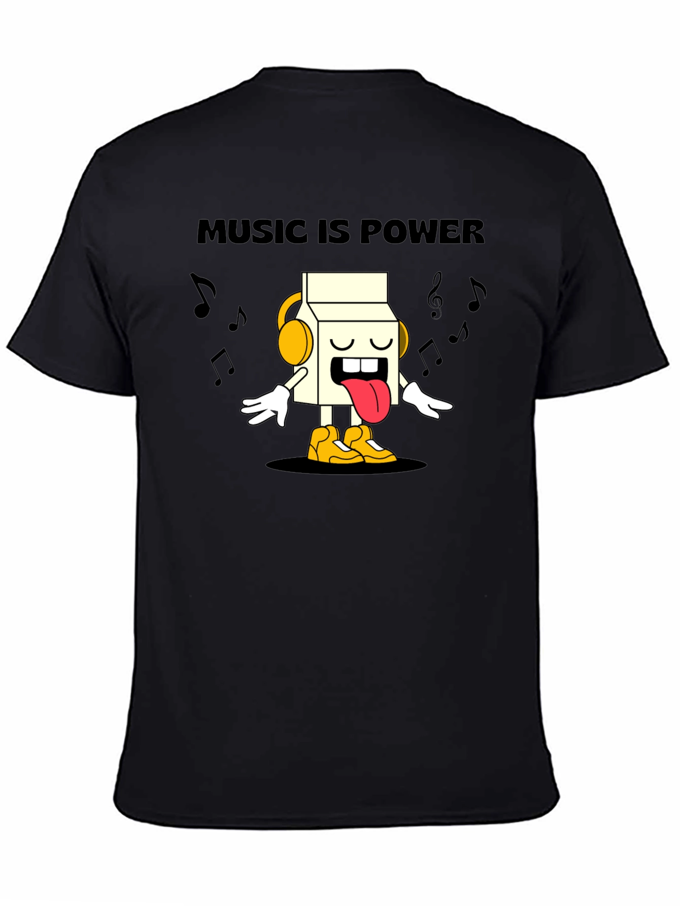Music is Power Graphic T-Shirt