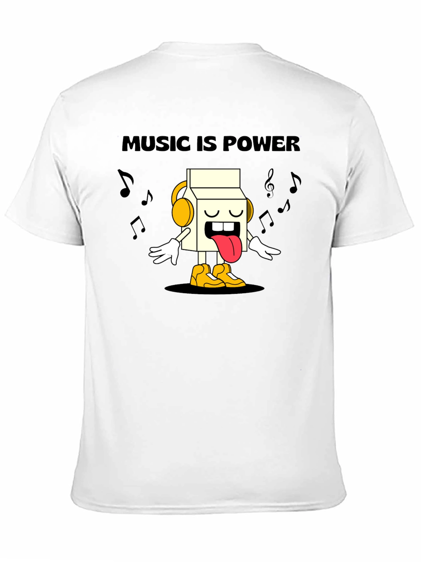 Music is Power Graphic T-Shirt