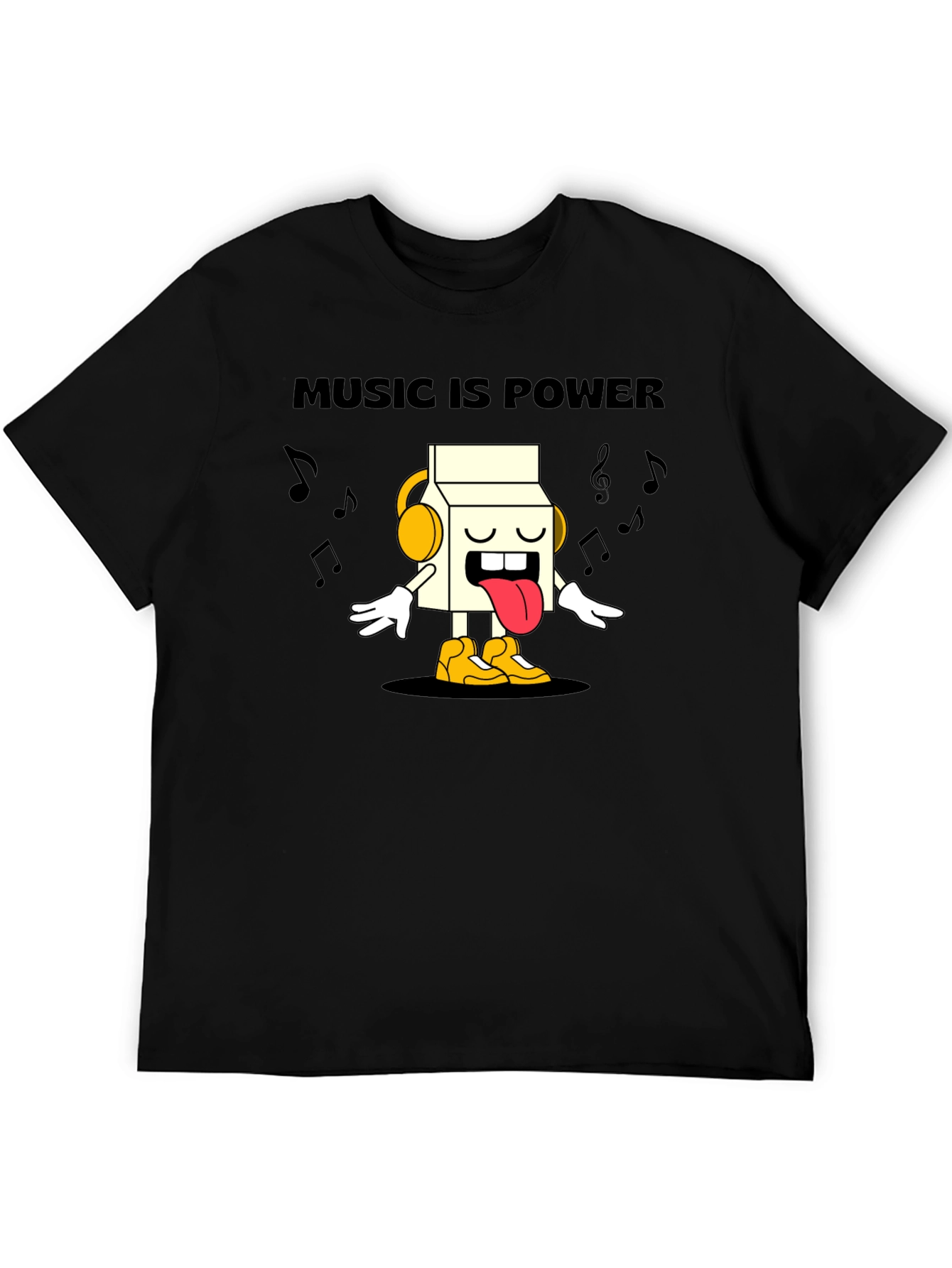 Music is Power Graphic T-Shirt