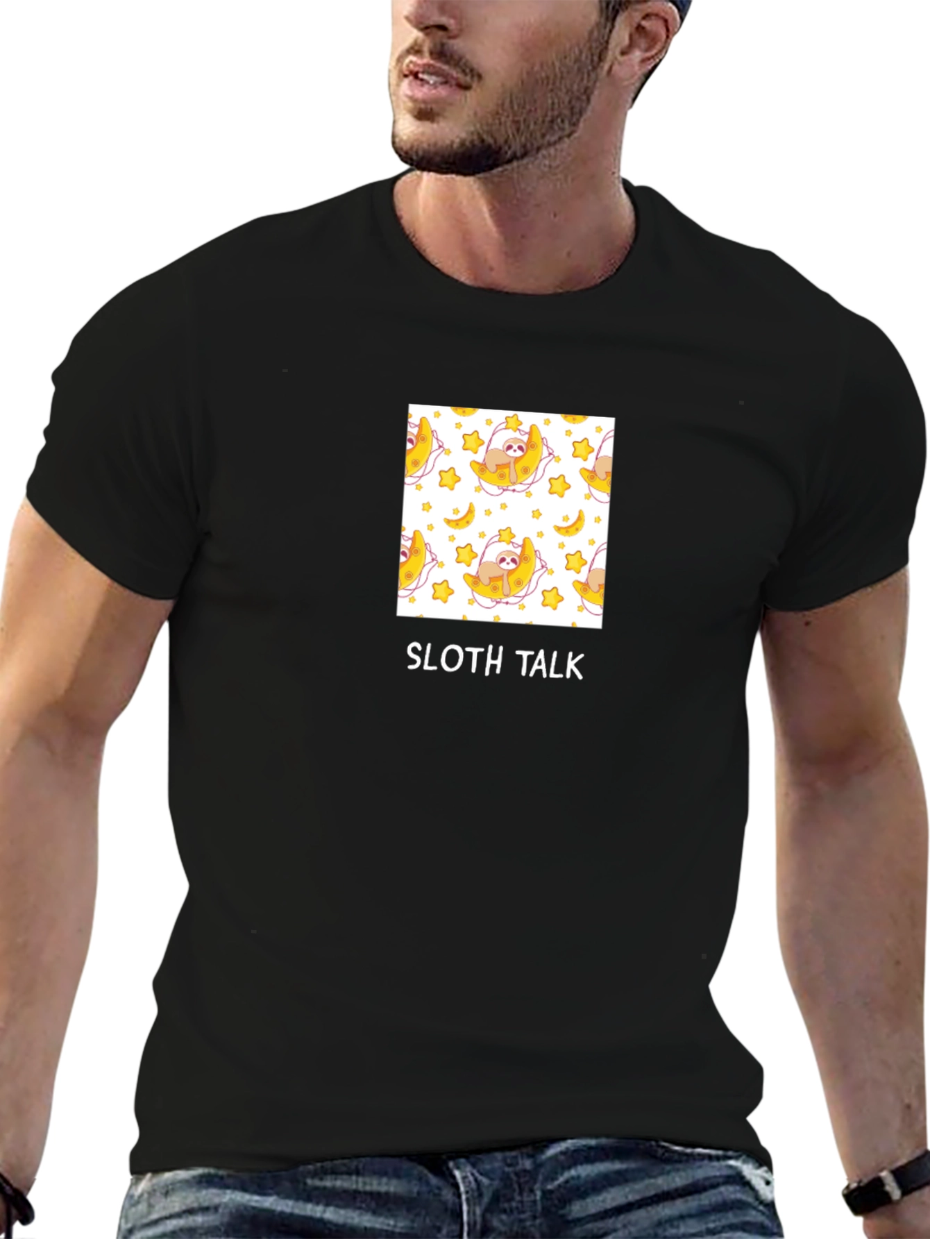Sloth Talk Graphic T-Shirt - Cute & Comfy