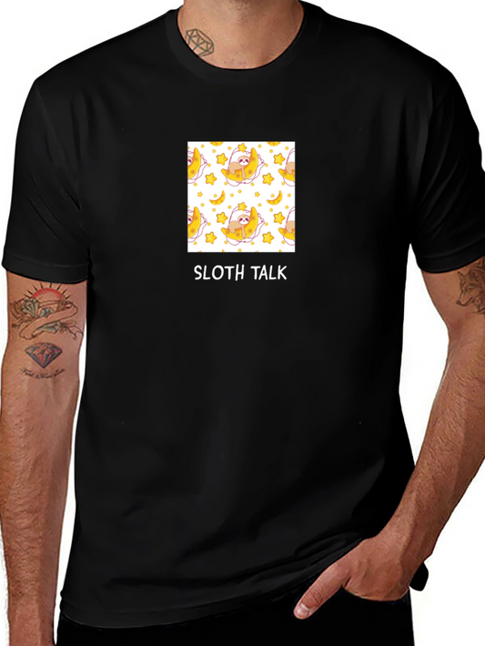Sloth Talk Graphic T-Shirt - Cute & Comfy