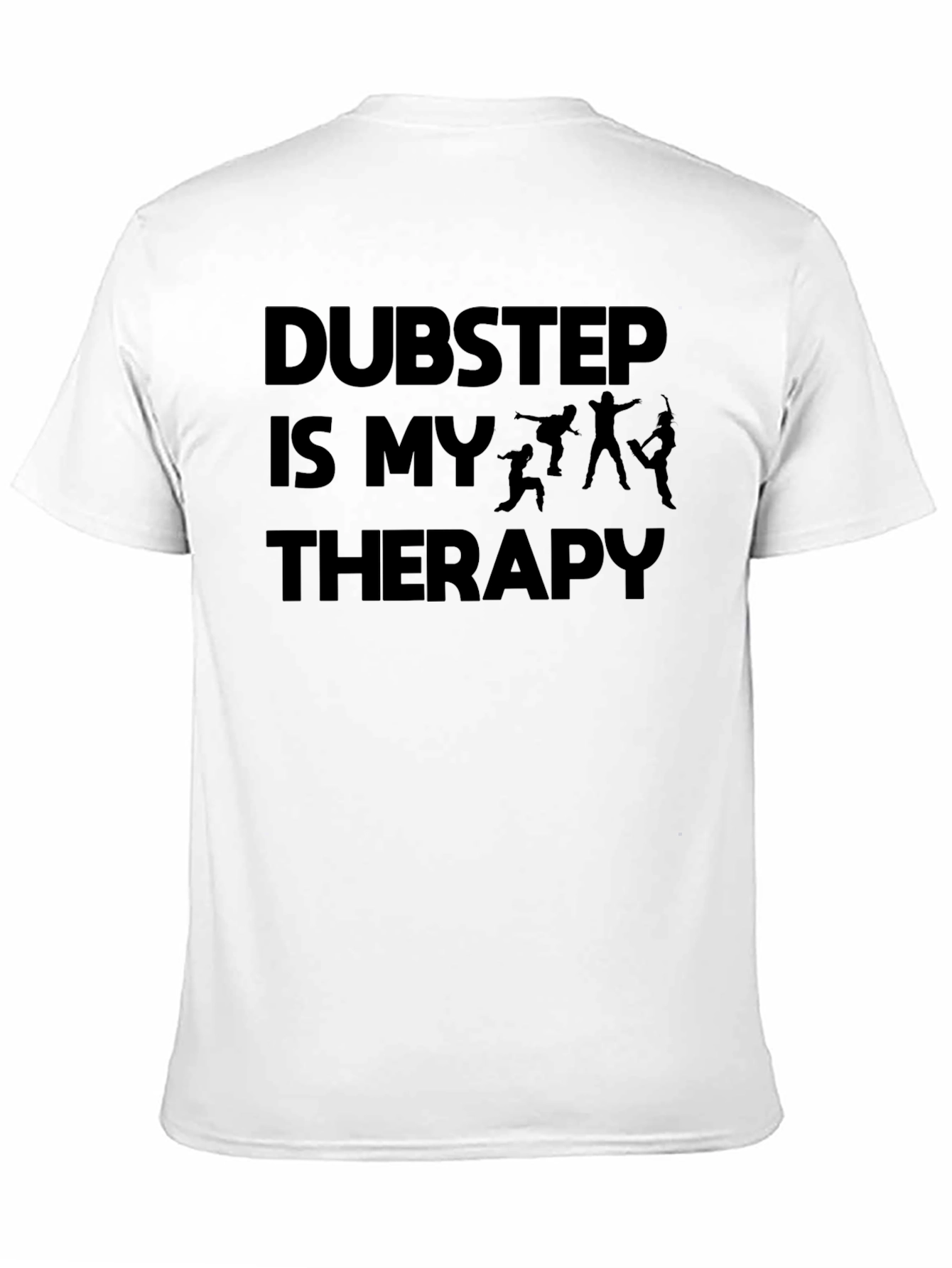 Dubstep Is My Therapy Graphic Tee - Black T-Shirt