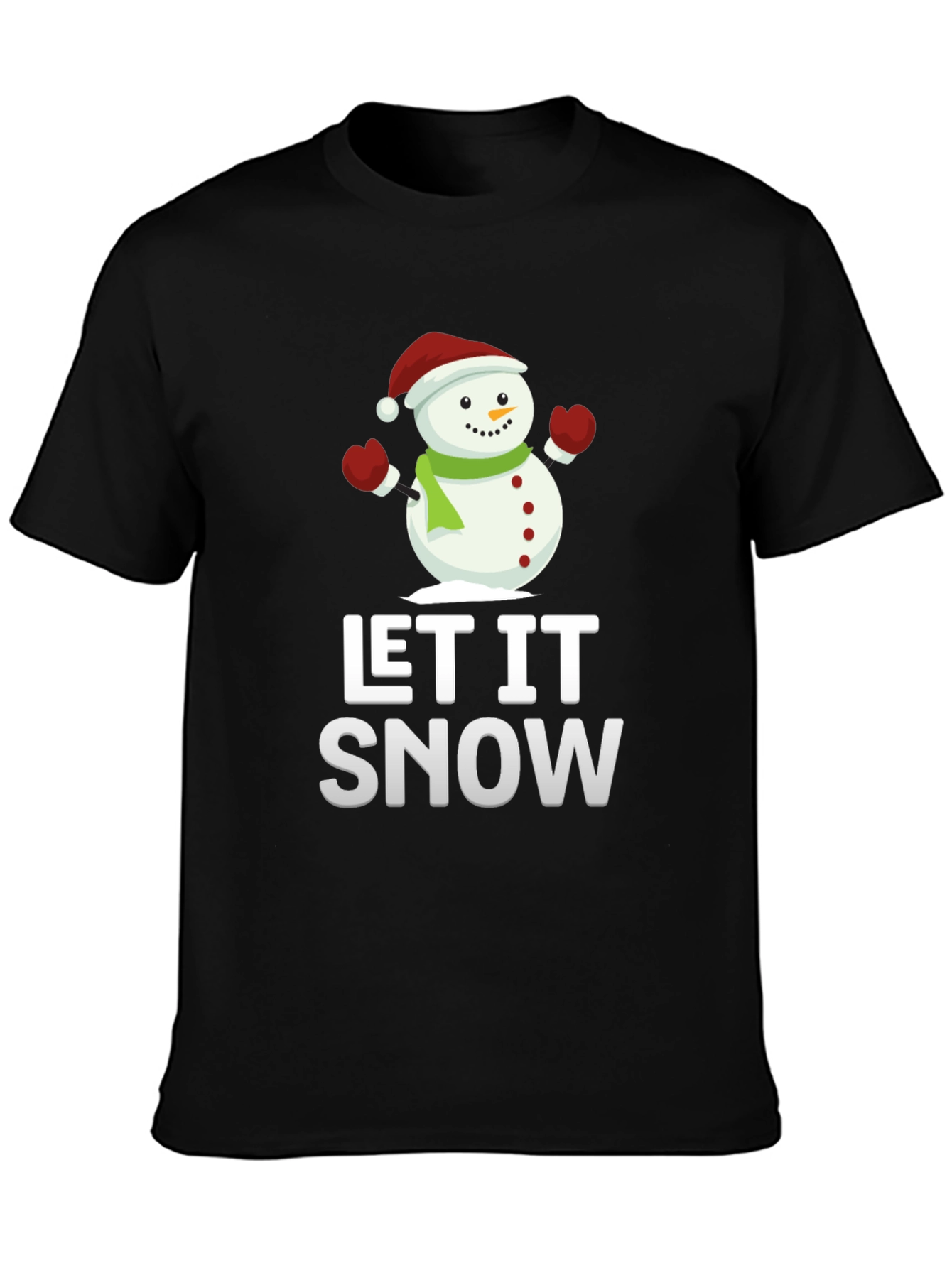 Let It Snow - Snowman Graphic Tee