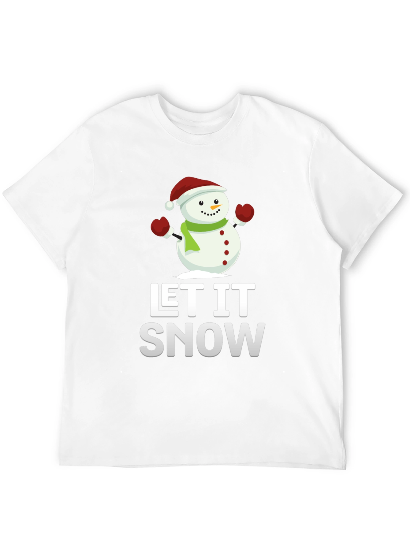 Let It Snow - Snowman Graphic Tee