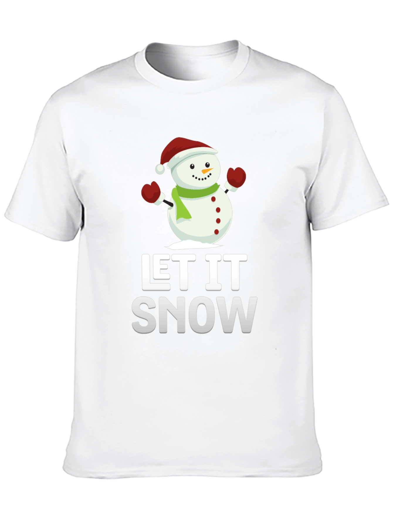 Let It Snow - Snowman Graphic Tee