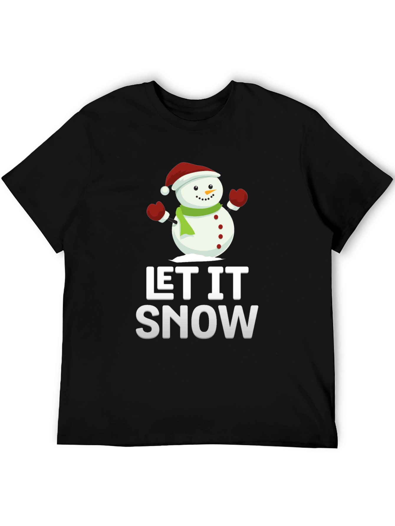 Let It Snow - Snowman Graphic Tee
