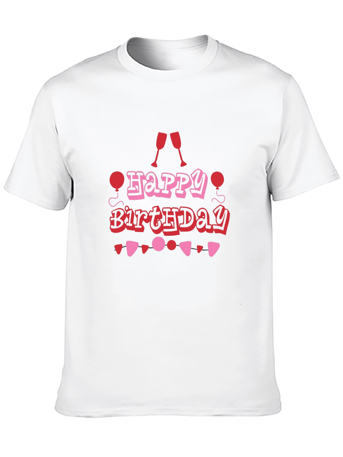 Happy Birthday Graphic Tee - Black