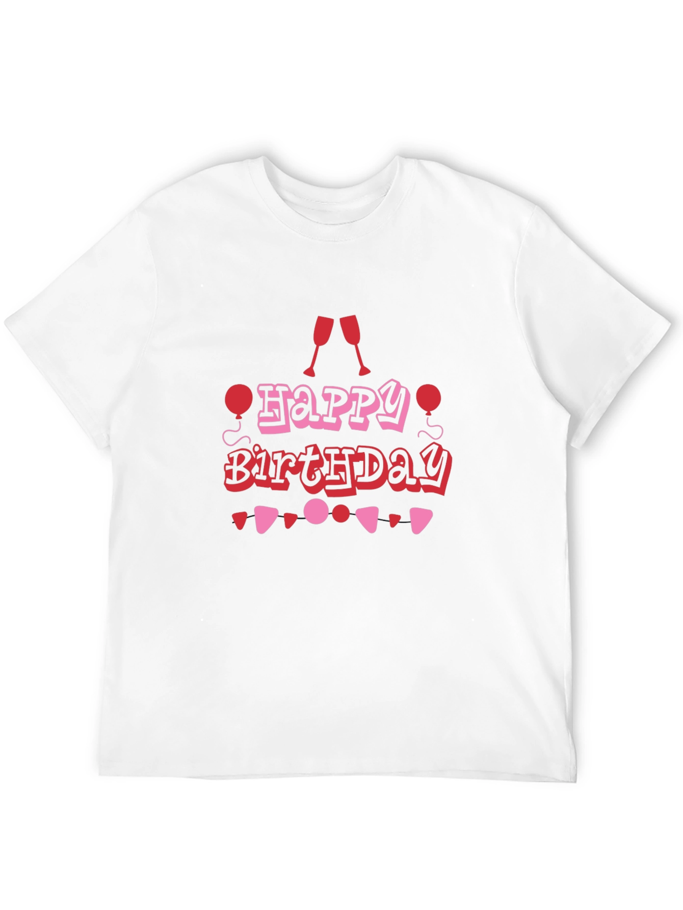 Happy Birthday Graphic Tee - Black