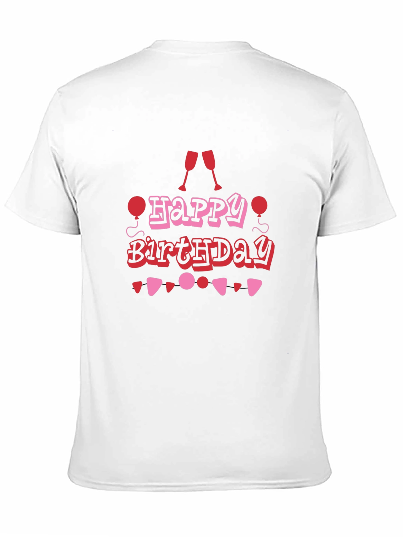 Happy Birthday Graphic Tee - Black