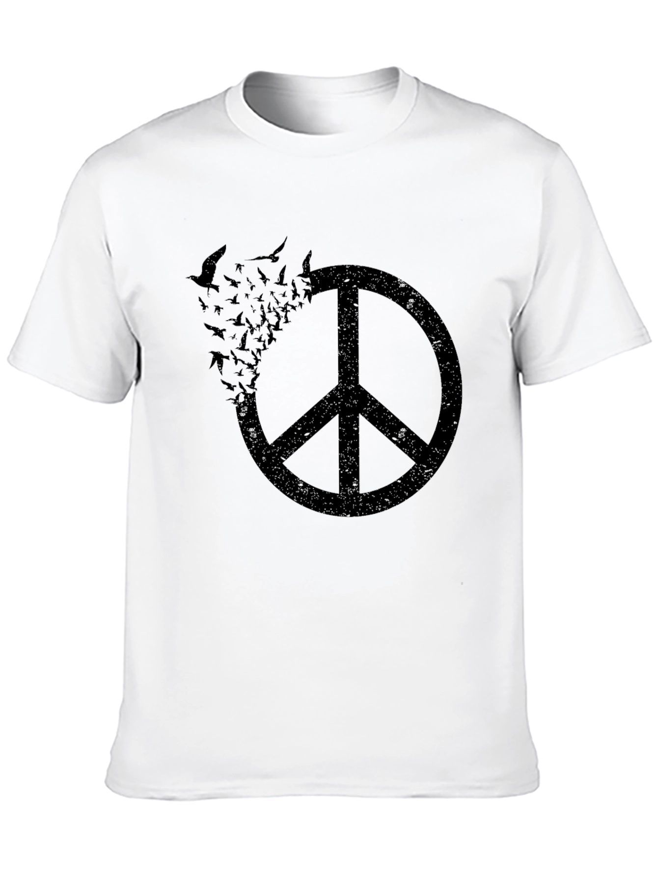 Peace Sign Bird T-Shirt - Stylish Graphic Tee