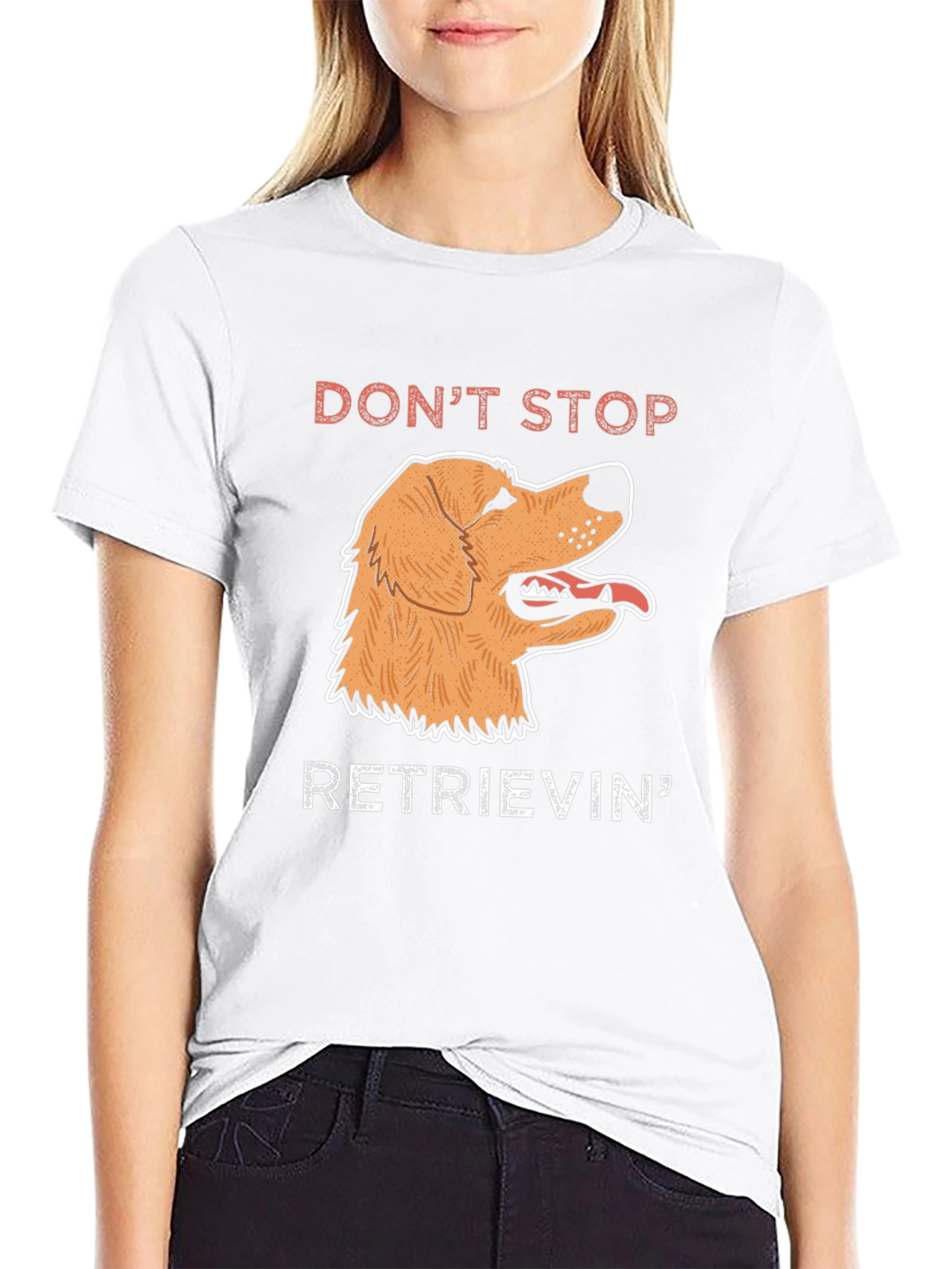 Dont Stop Retrievin T-Shirt | Golden Retriever Dog Tee