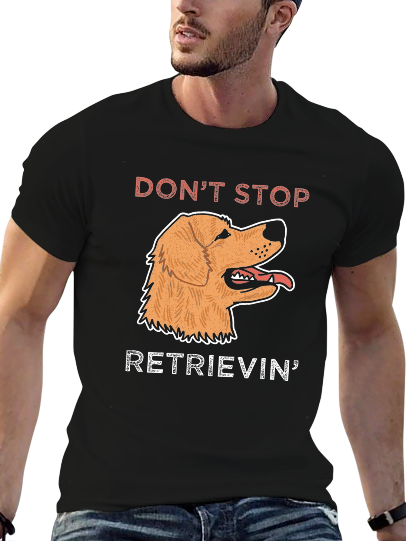 Dont Stop Retrievin T-Shirt | Golden Retriever Dog Tee