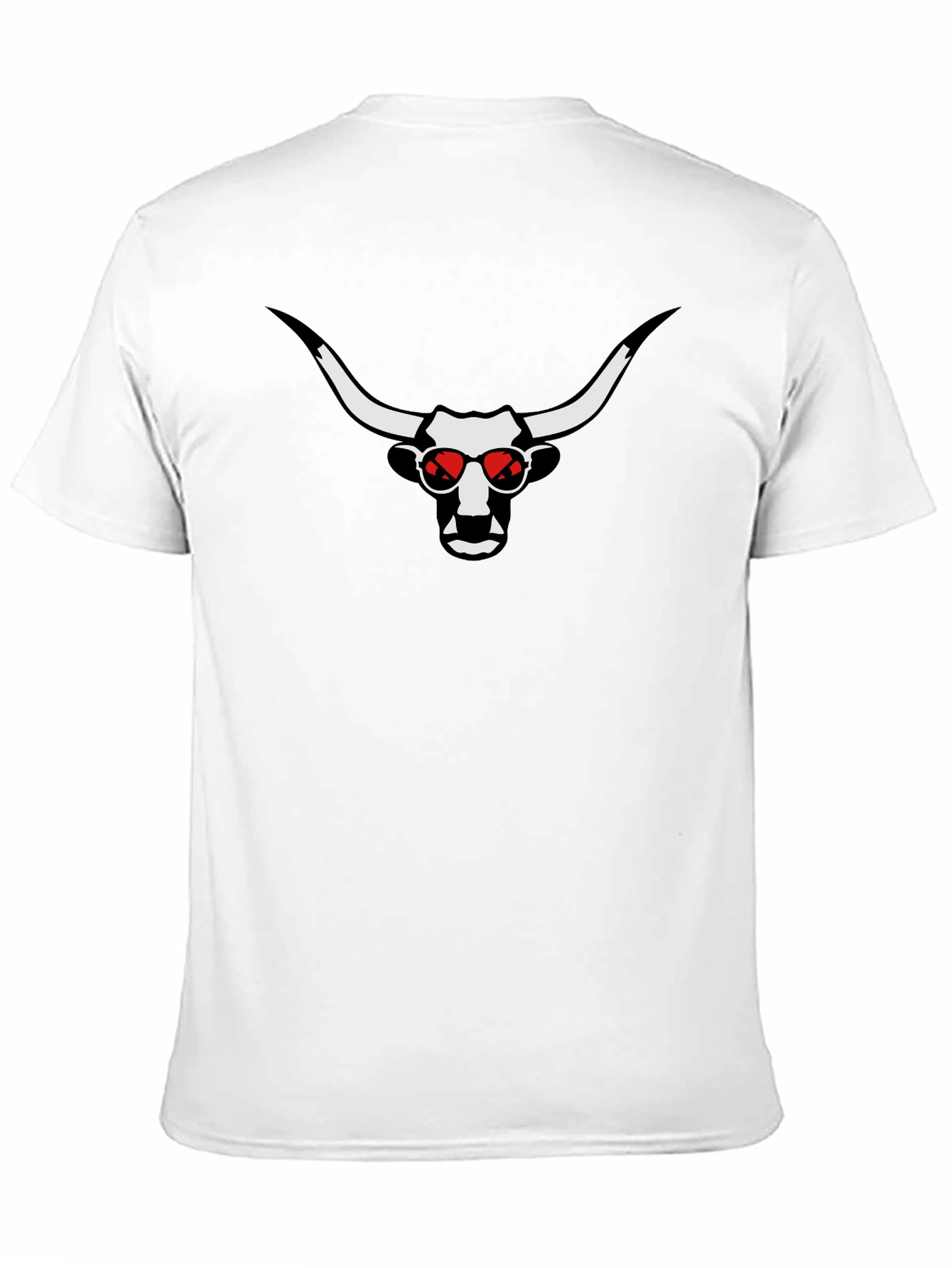 Cool Bull Graphic Tee - Red Sunglasses Black T-Shirt
